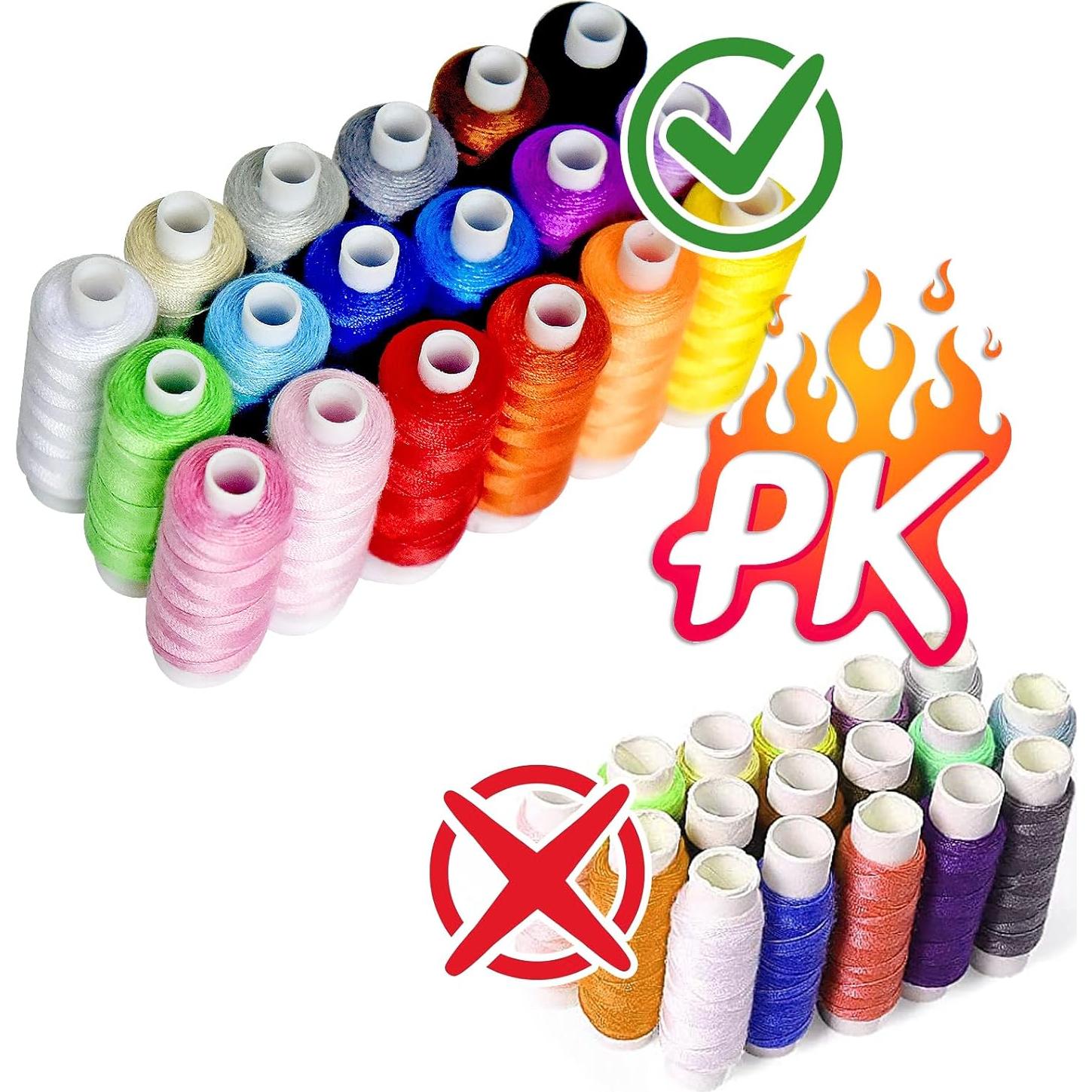 Kit de Costura Portátil LP 18 Hilos y Accesorios Completo