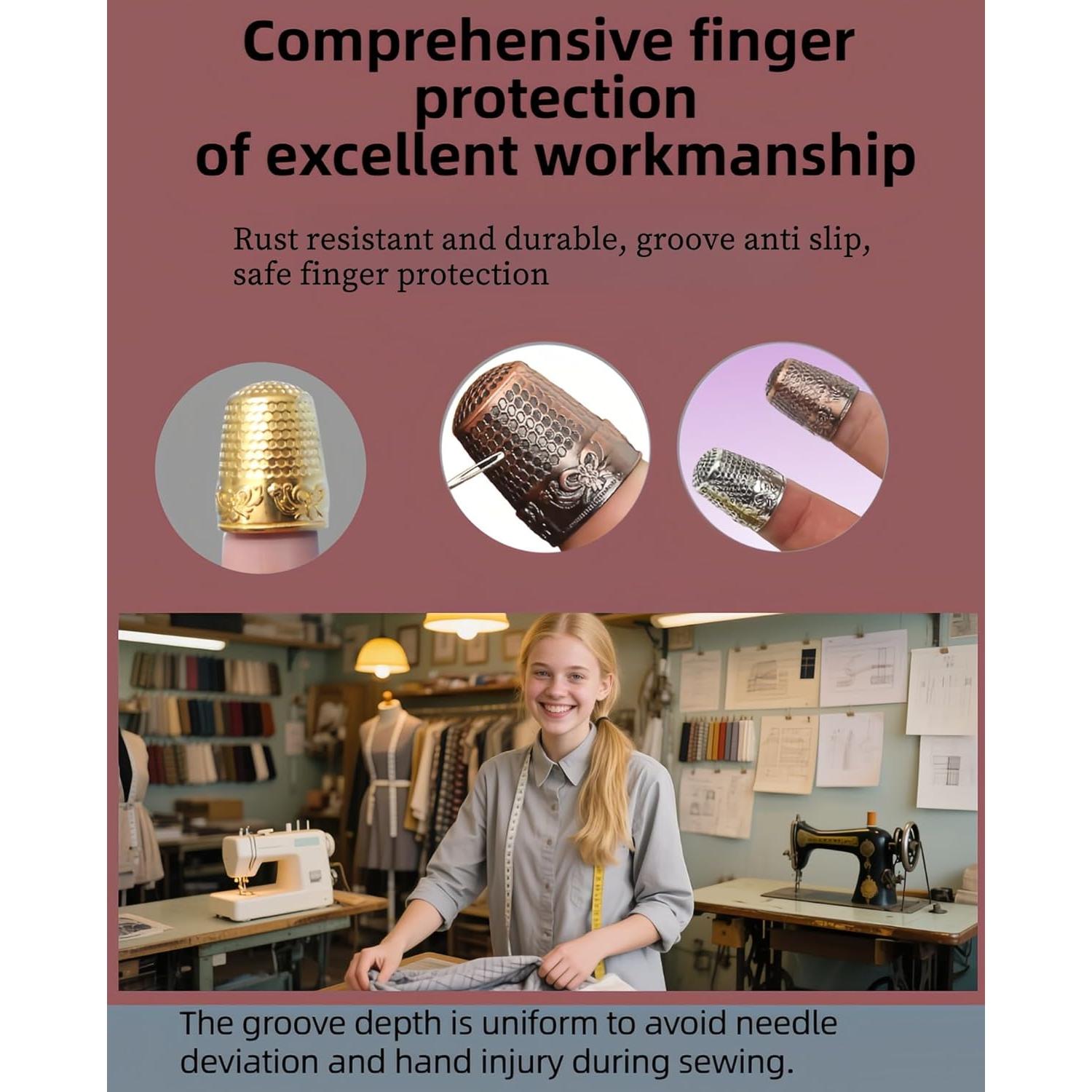 Dedales de Metal RyanDesign - Paquete de 4 Tamaño 9