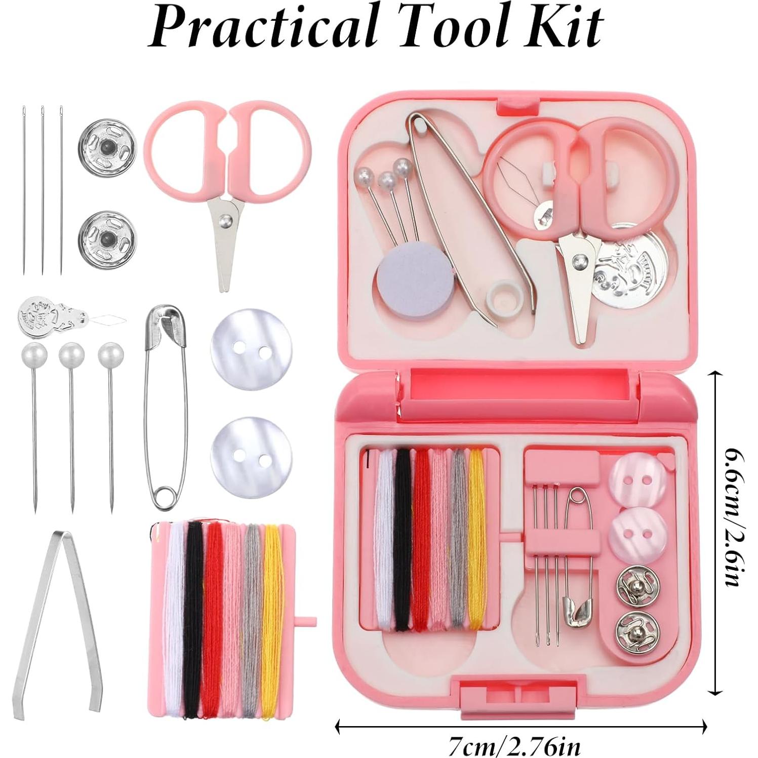 Kit de Costura de Viaje FdcZeyxior 2 Piezas Portátil 80g