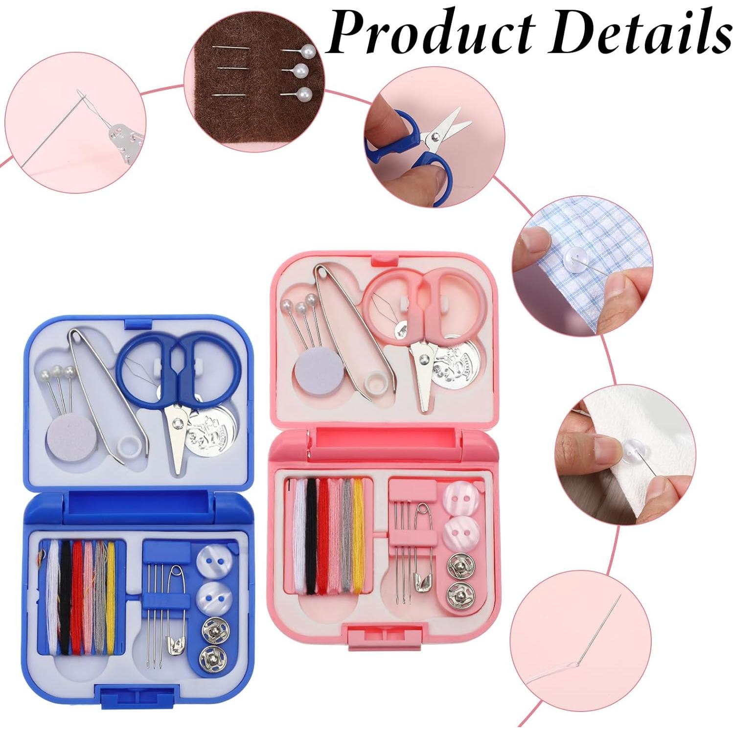 Kit de Costura de Viaje FdcZeyxior 2 Piezas Portátil 80g