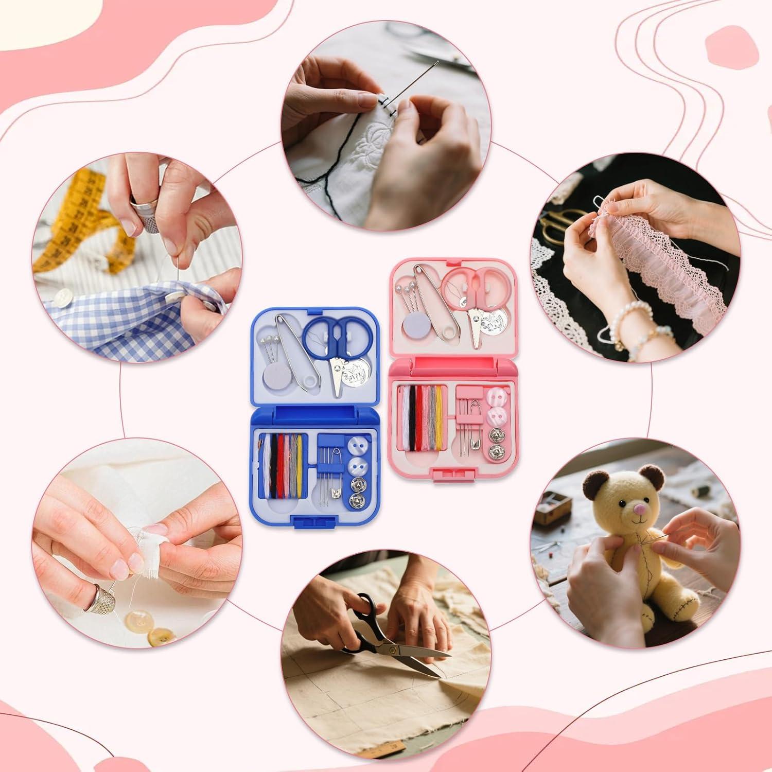 Kit de Costura de Viaje FdcZeyxior 2 Piezas Portátil 80g