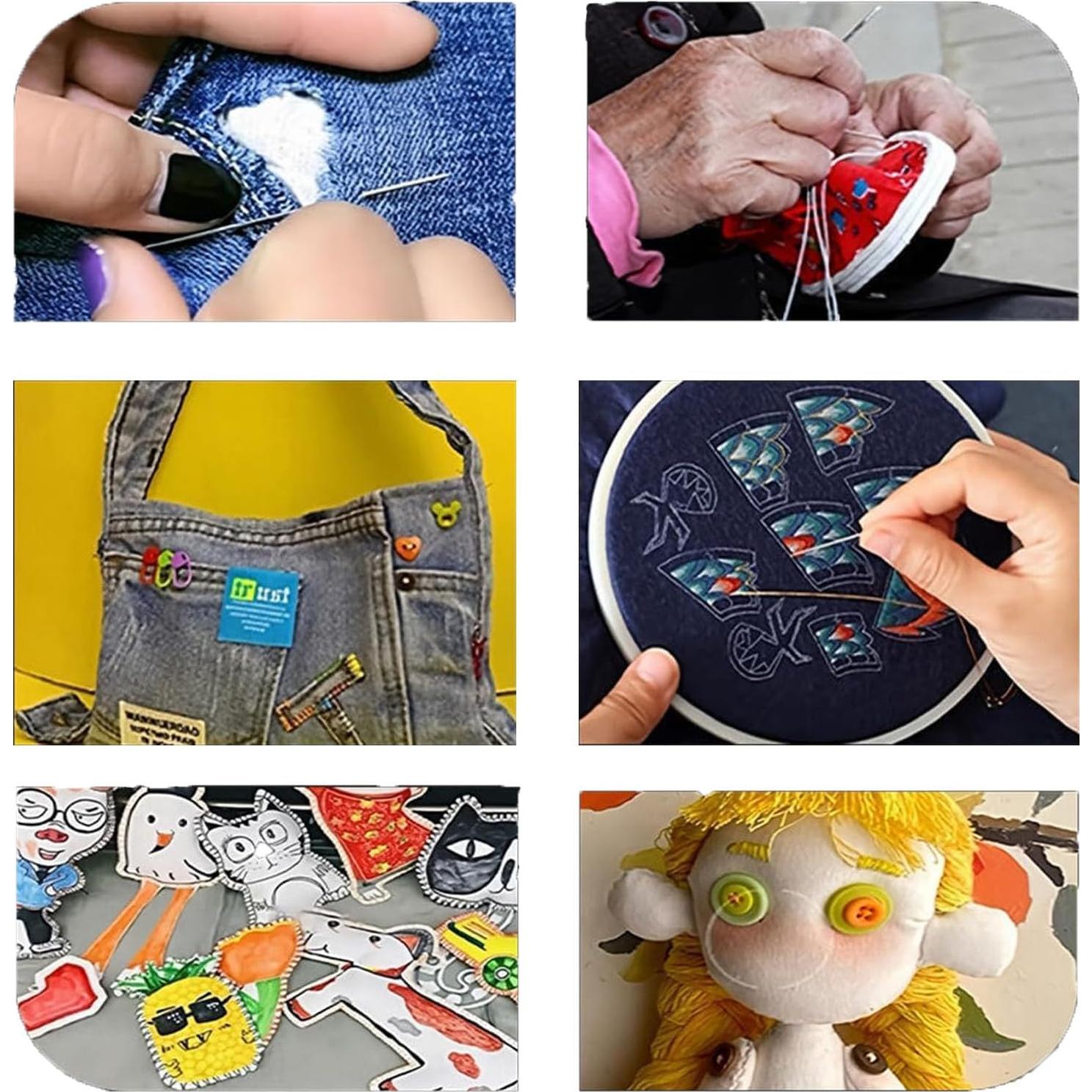 Kit de Costura 37PCS Genérico - Agujas, Hilos y Herramientas