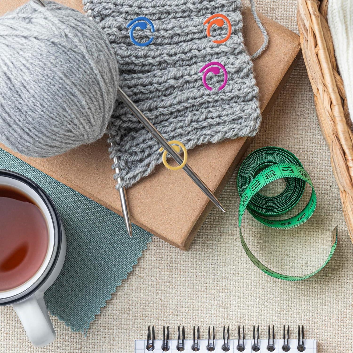 60 Marcadores de Puntos de Costura Metalicos Hariendny - Coloridos