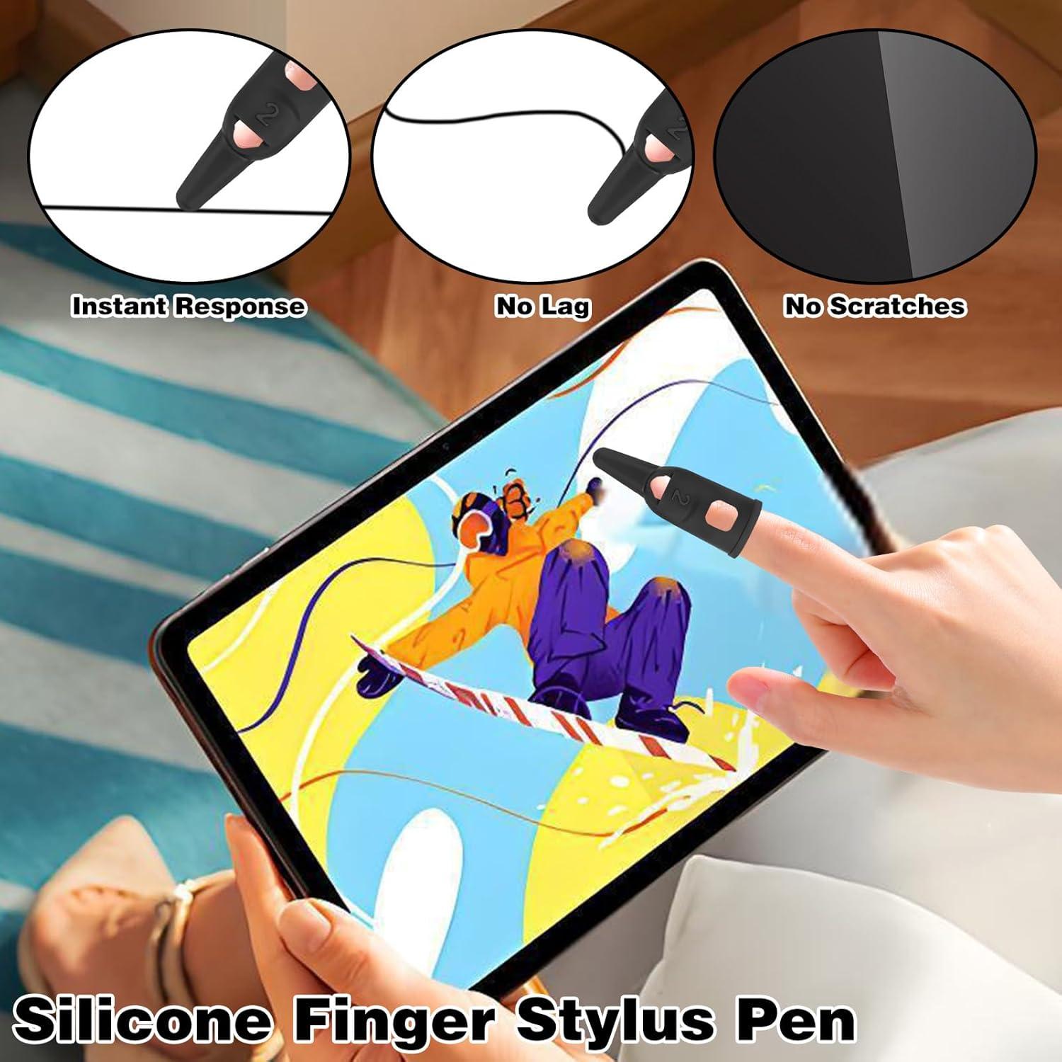 6 Bolígrafos Estilógrafos Capacitivos Silicona Alta Precisión