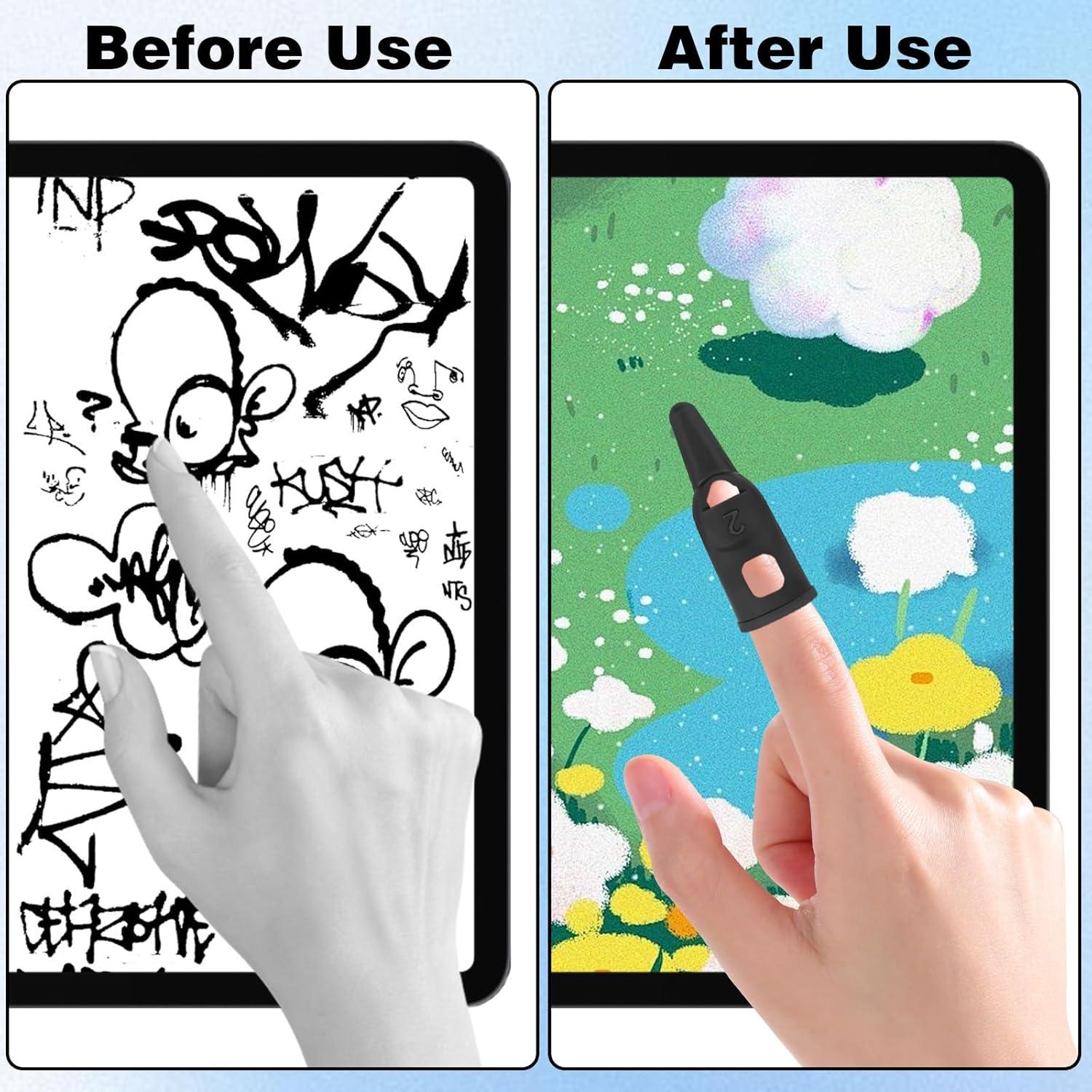 6 Bolígrafos Estilógrafos Capacitivos Silicona Alta Precisión