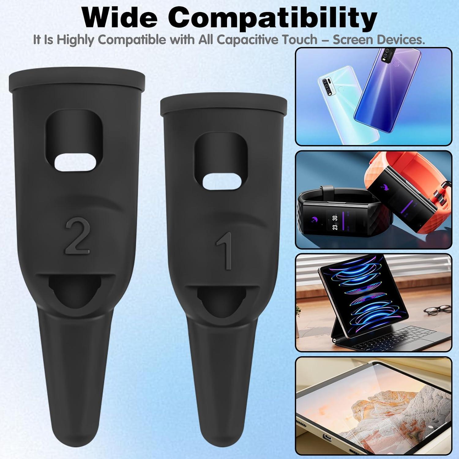 6 Bolígrafos Estilógrafos Capacitivos Silicona Alta Precisión