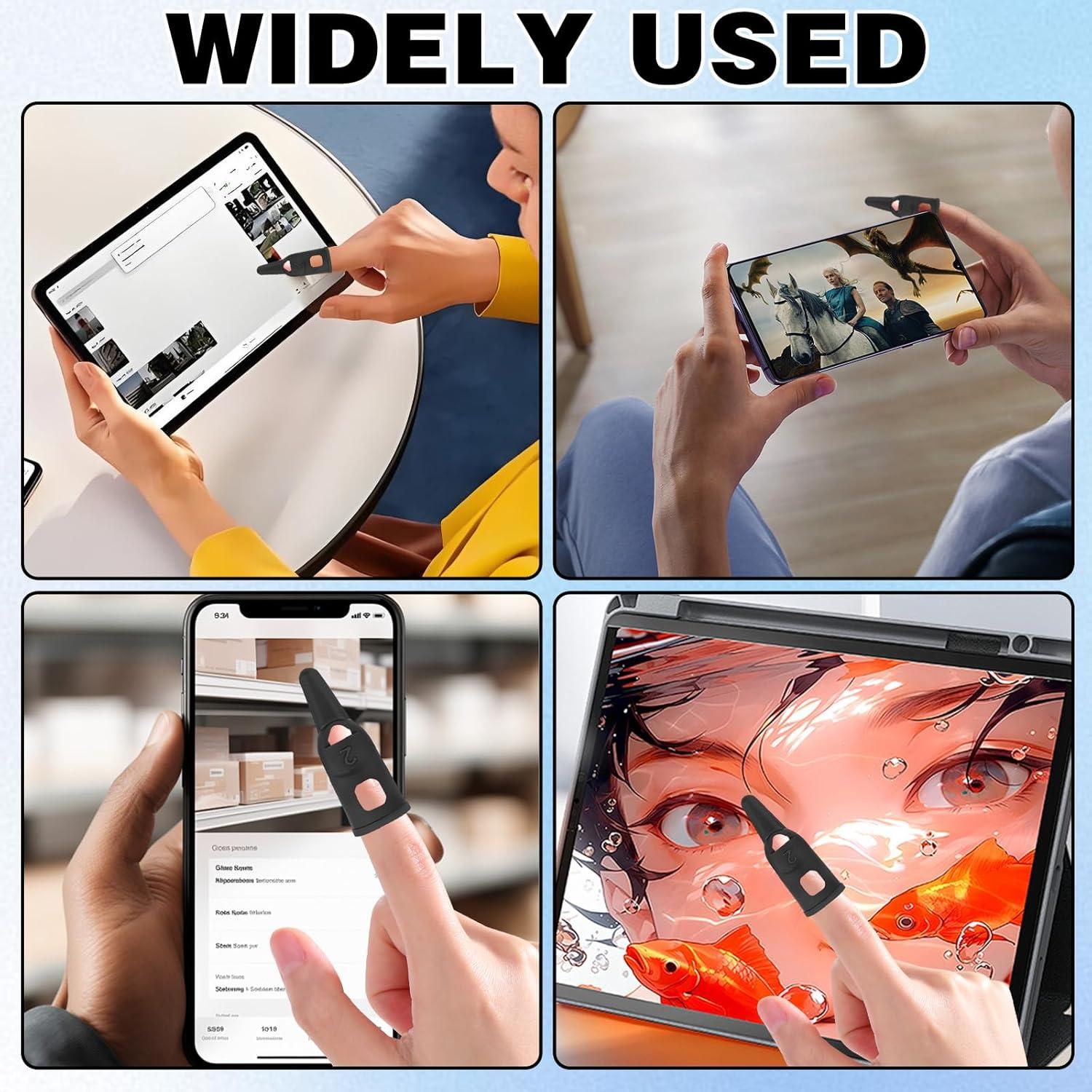 6 Bolígrafos Estilógrafos Capacitivos Silicona Alta Precisión