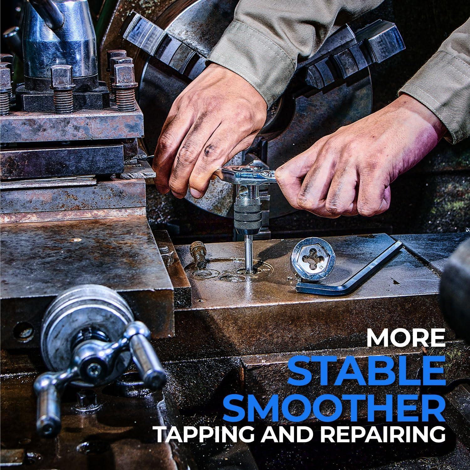 Juego de Machos y Matrices Toolant 127 Piezas SAE/Métrico