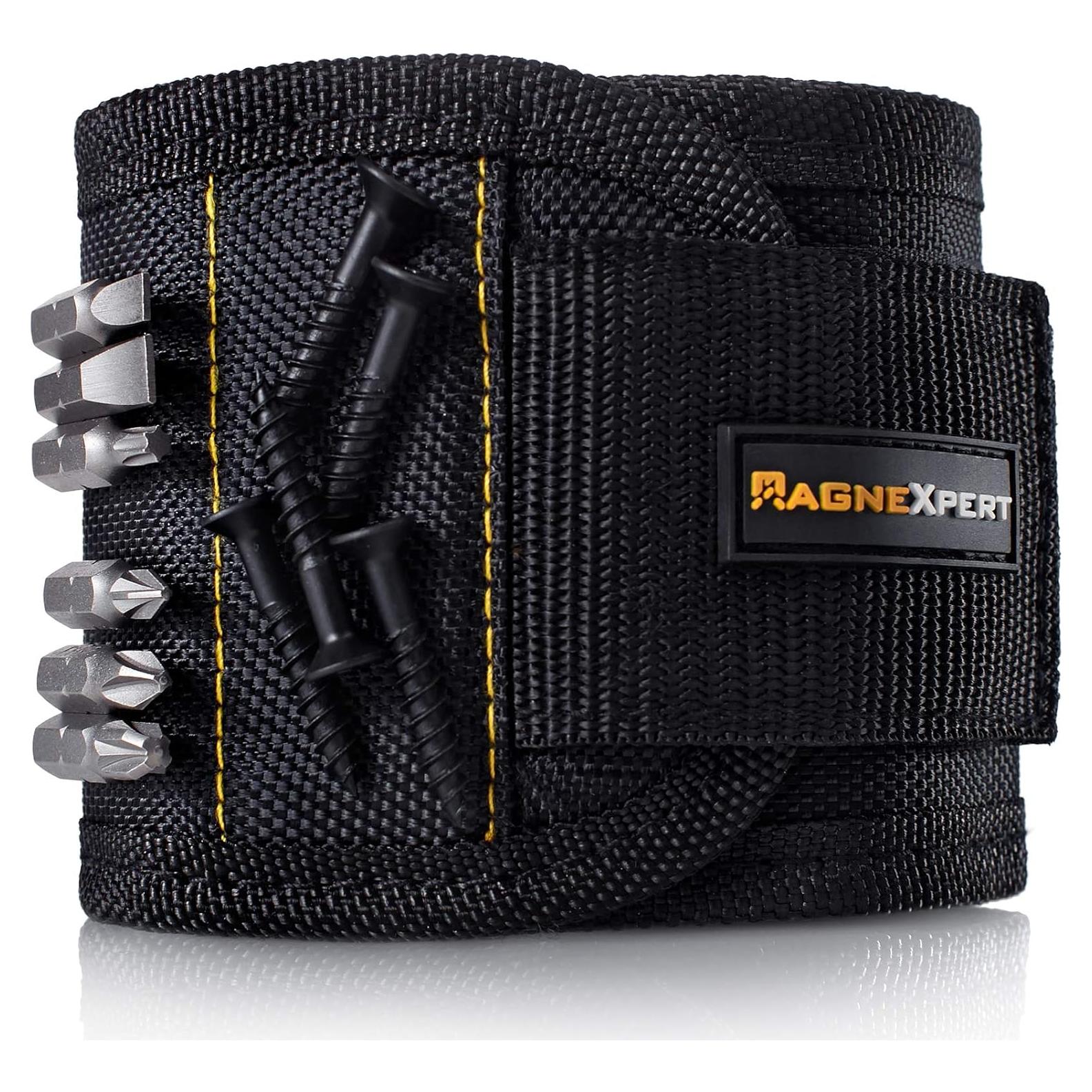 Pulsera Magnética Magnelex Magnexpert con 15 Imanes - Negra