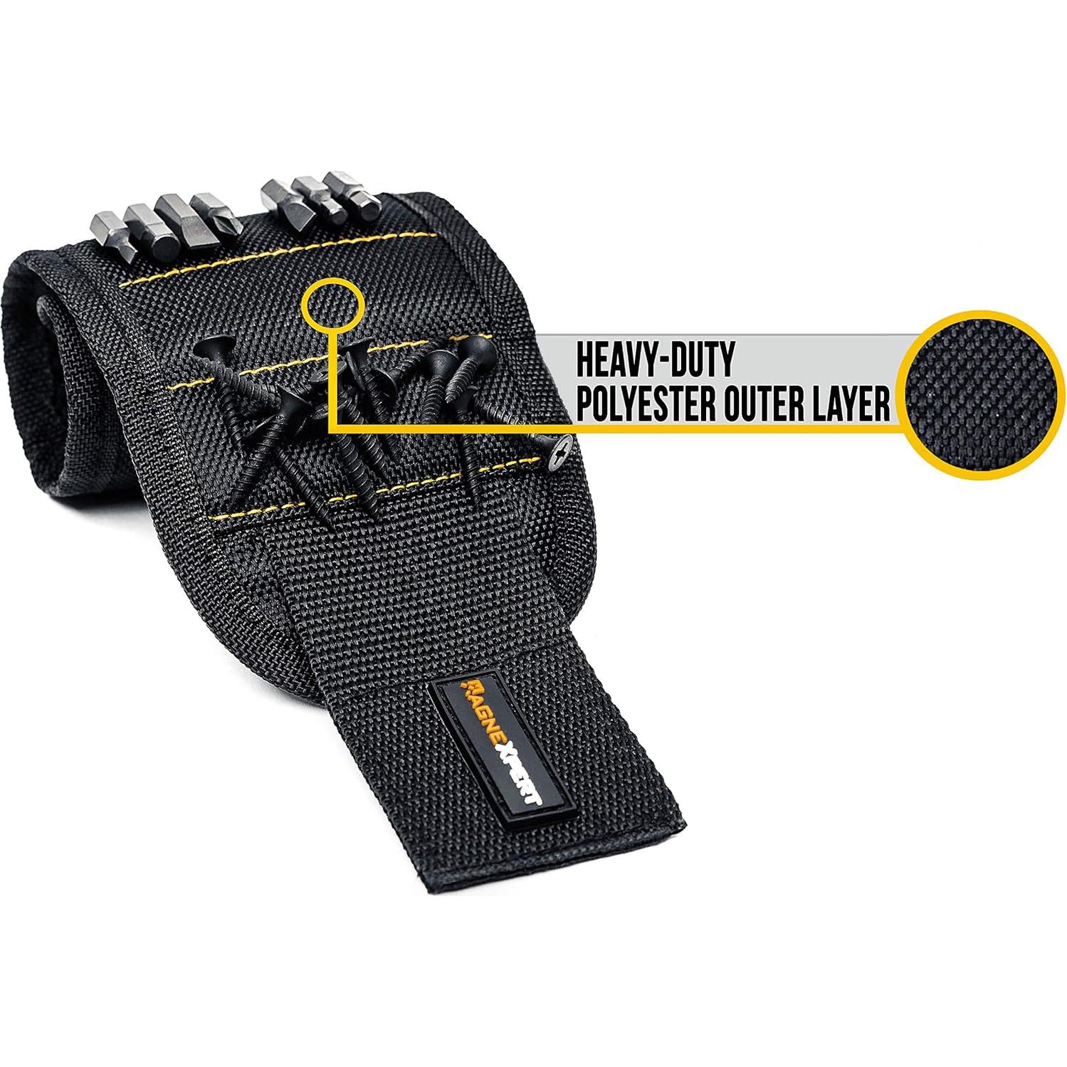 Pulsera Magnética Magnelex Magnexpert con 15 Imanes - Negra