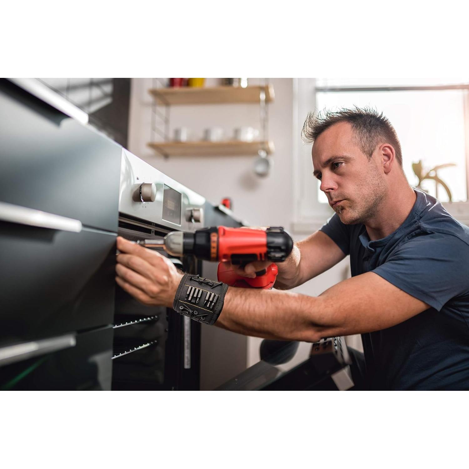 Pulsera Magnética Magnelex Magnexpert con 15 Imanes - Negra