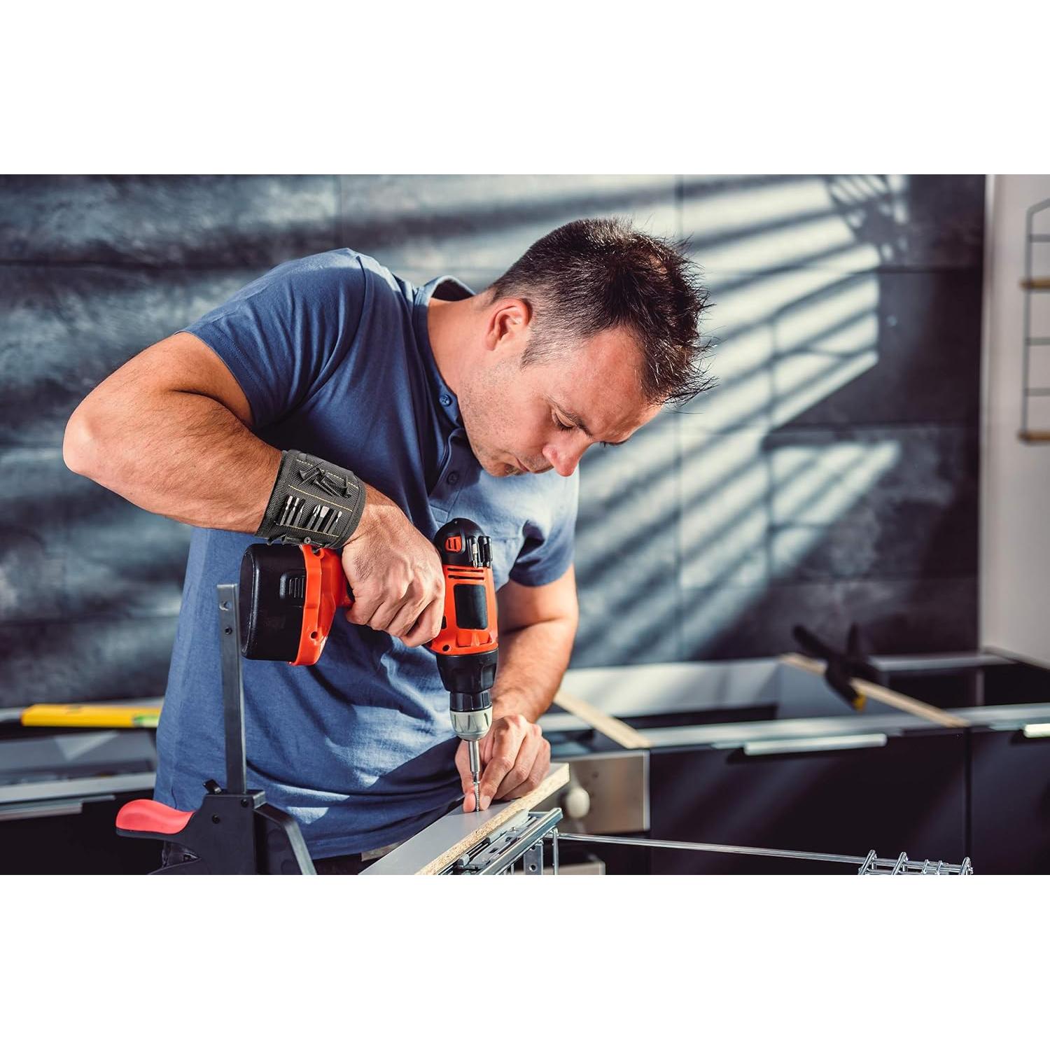 Pulsera Magnética Magnelex Magnexpert con 15 Imanes - Negra