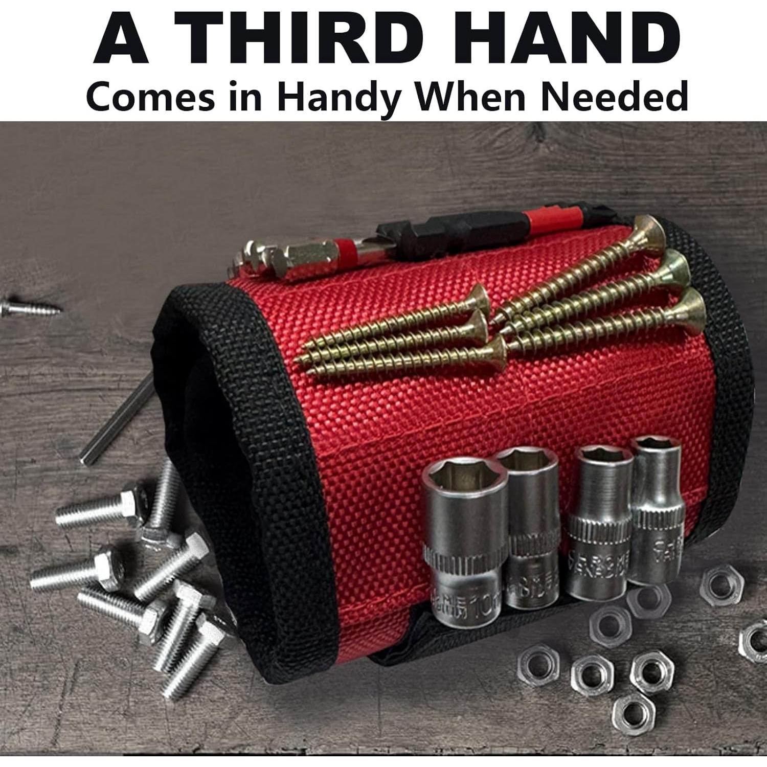 Pulsera Magnética Greywolf para Herramientas - Ajustable y Transpirable