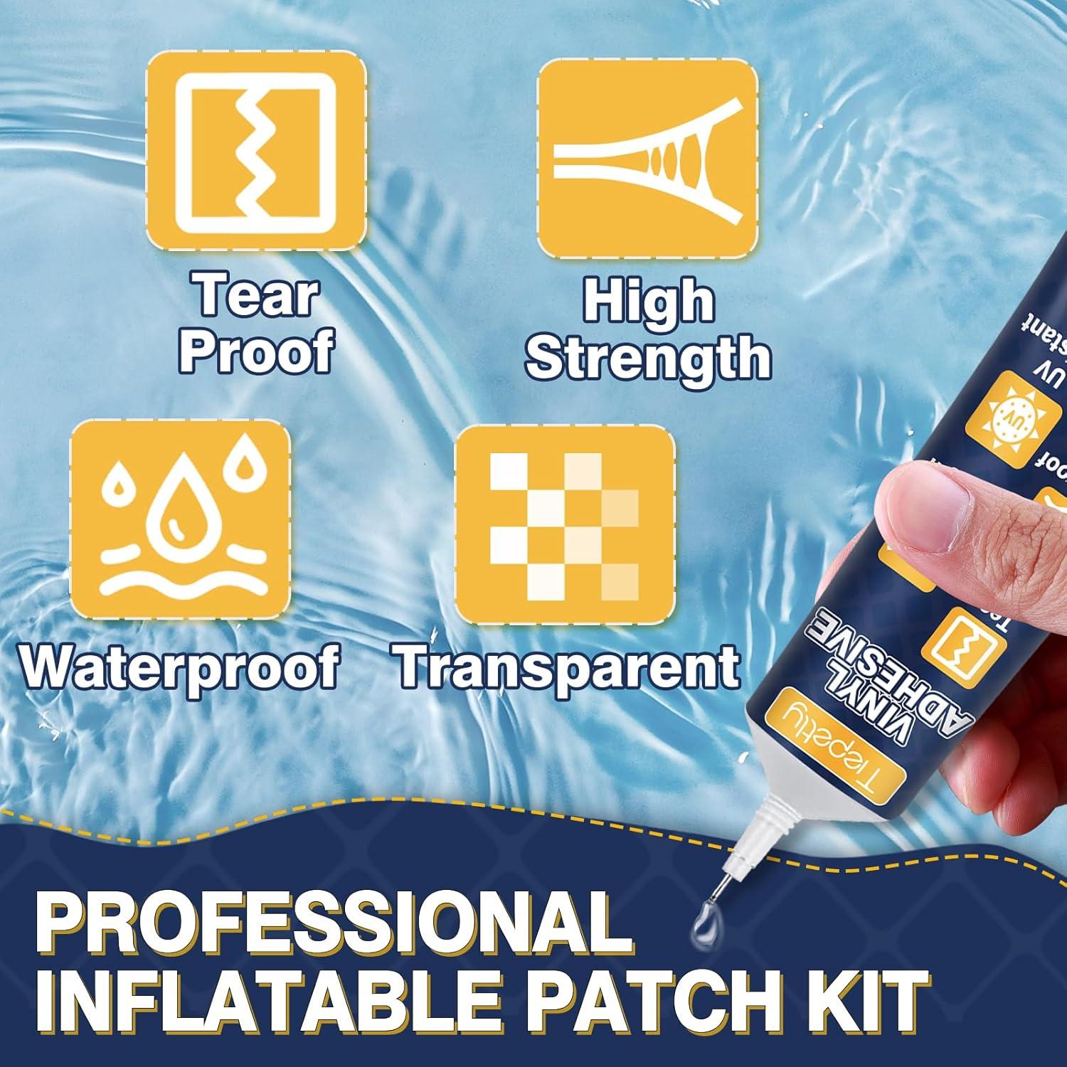 Kit de Reparación de Vinilo Tiepetly 15ml 2pack Impermeable