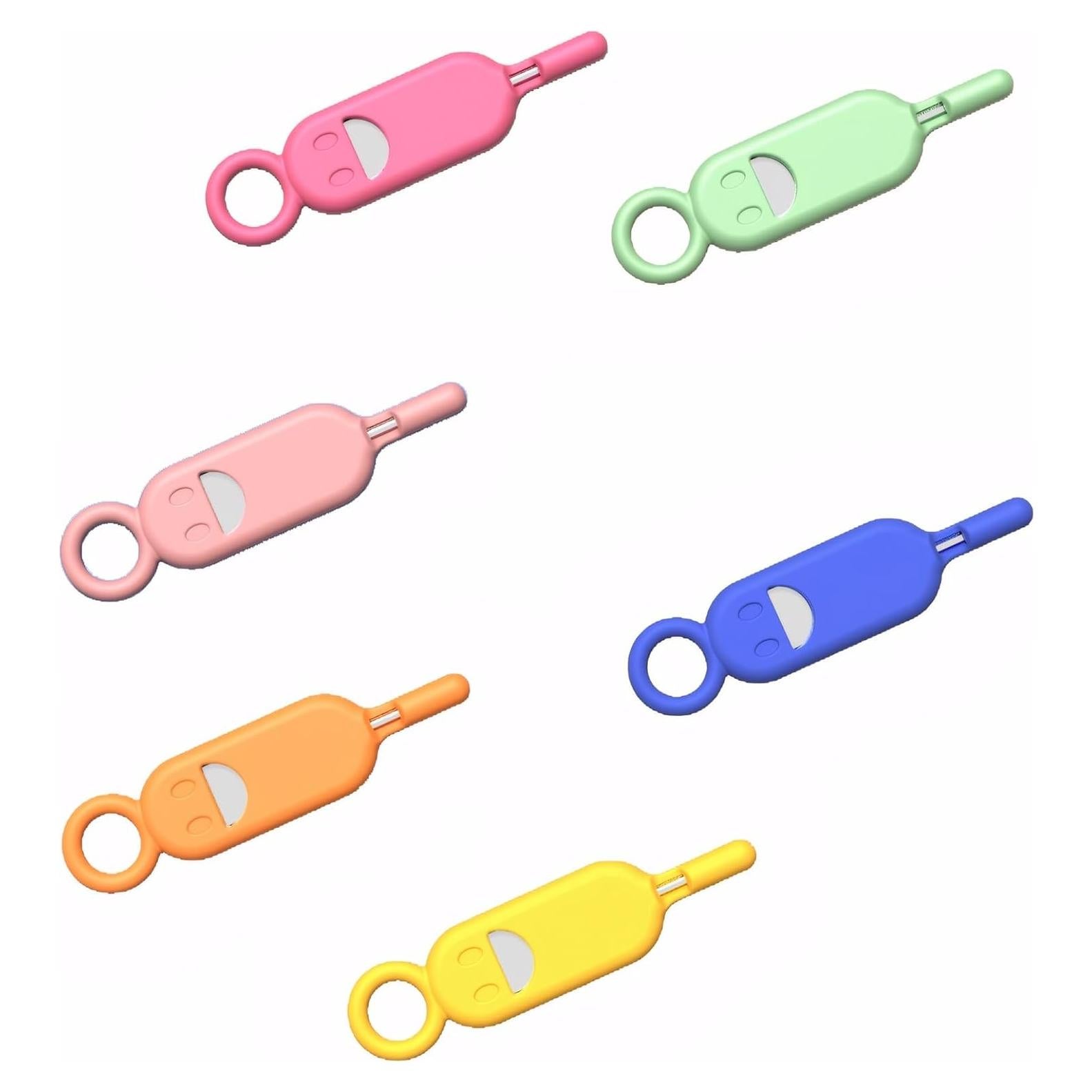 Kit de Extracción de Tarjeta SIM LJFLYXRI - 6 Pcs Multicolor