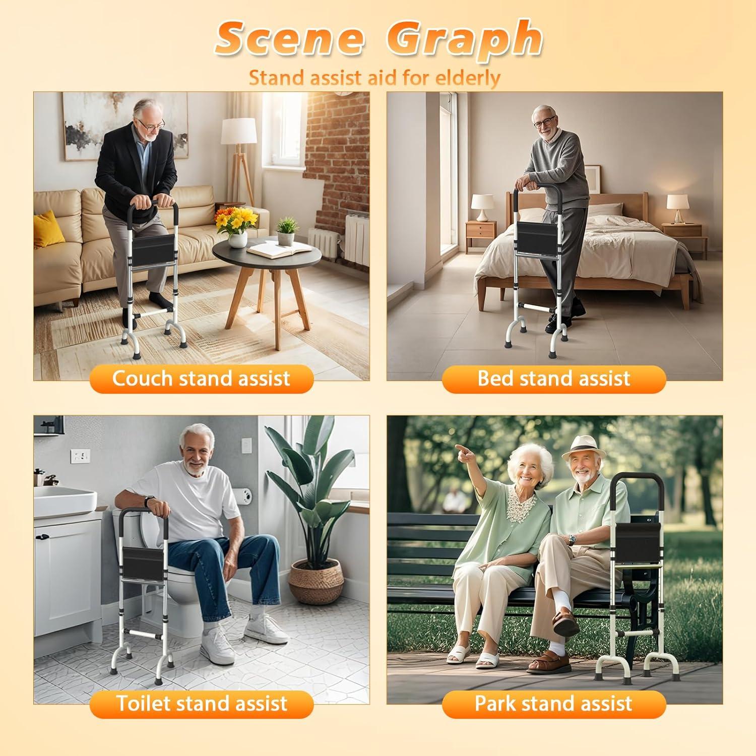 Asistente de Elevación para Ancianos Kwikone Ajustable 76-81cm