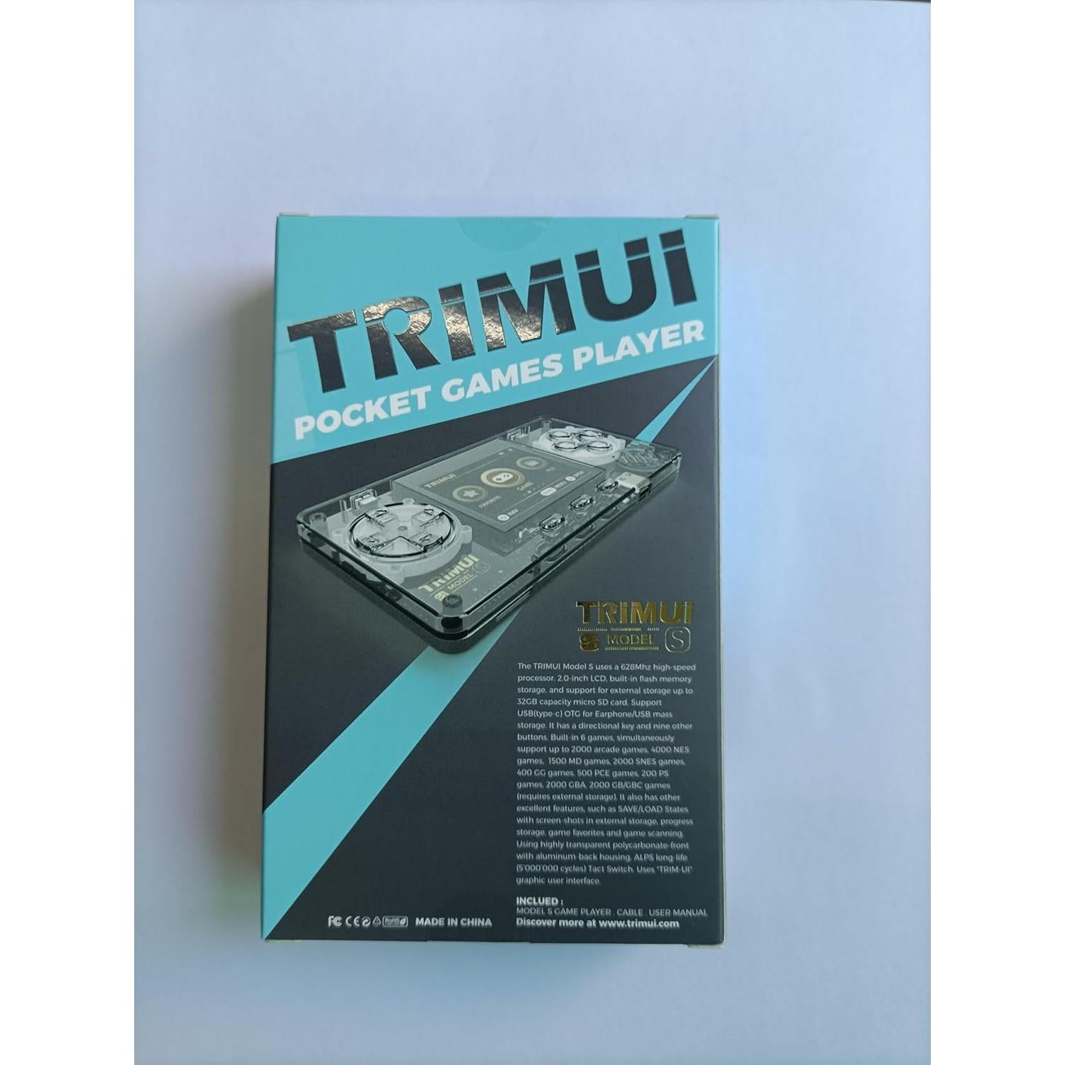 Consola de Juego Portátil TRIMUI con Pantalla IPS 2" y 6000 Juegos