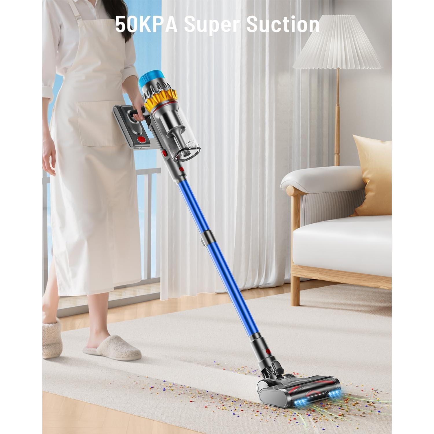 Aspiradora Inalámbrica JRFYHFT V16 PRO 600W 50KPa 65Min