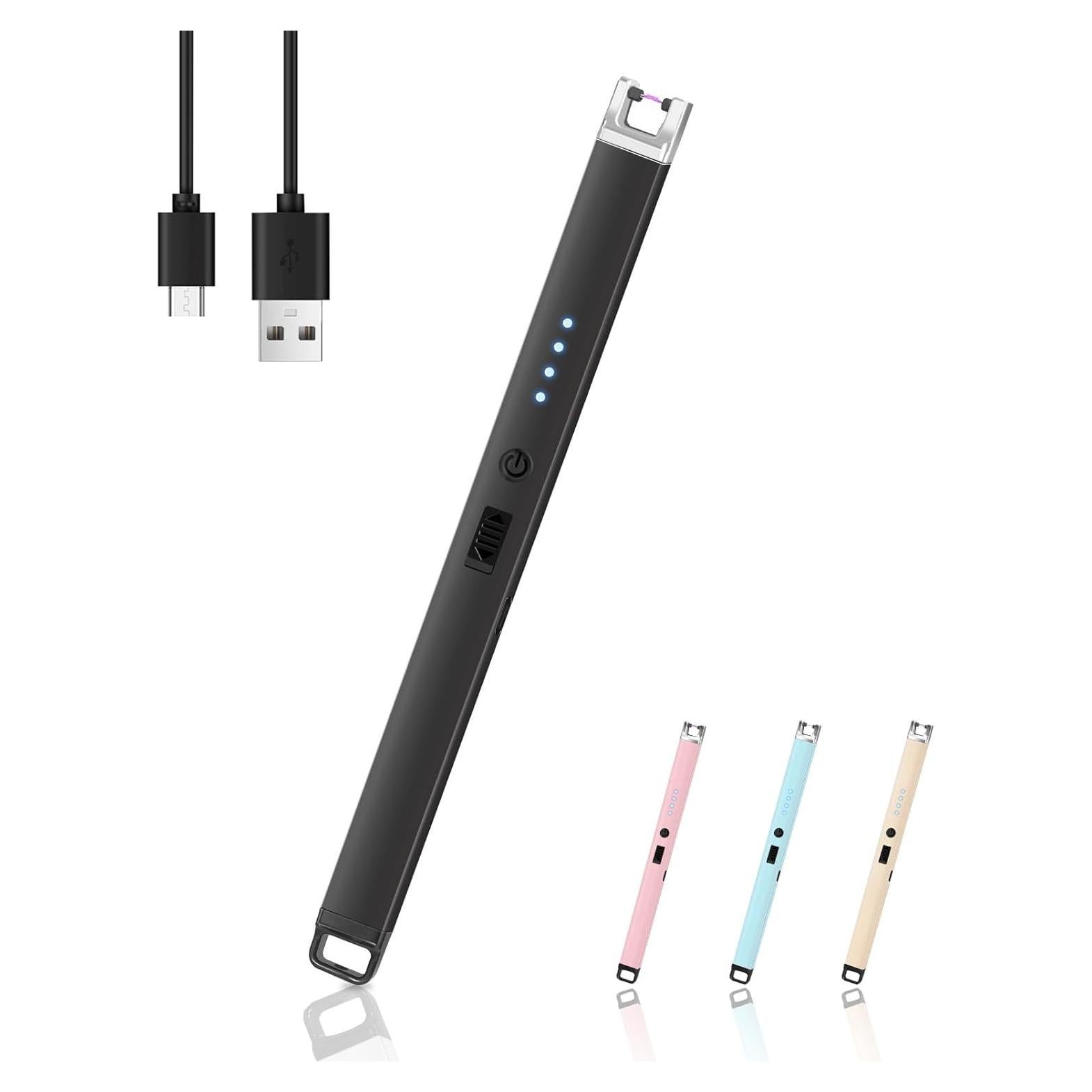 Encendedor Eléctrico a Prueba de Viento Koulate 20cm Negro