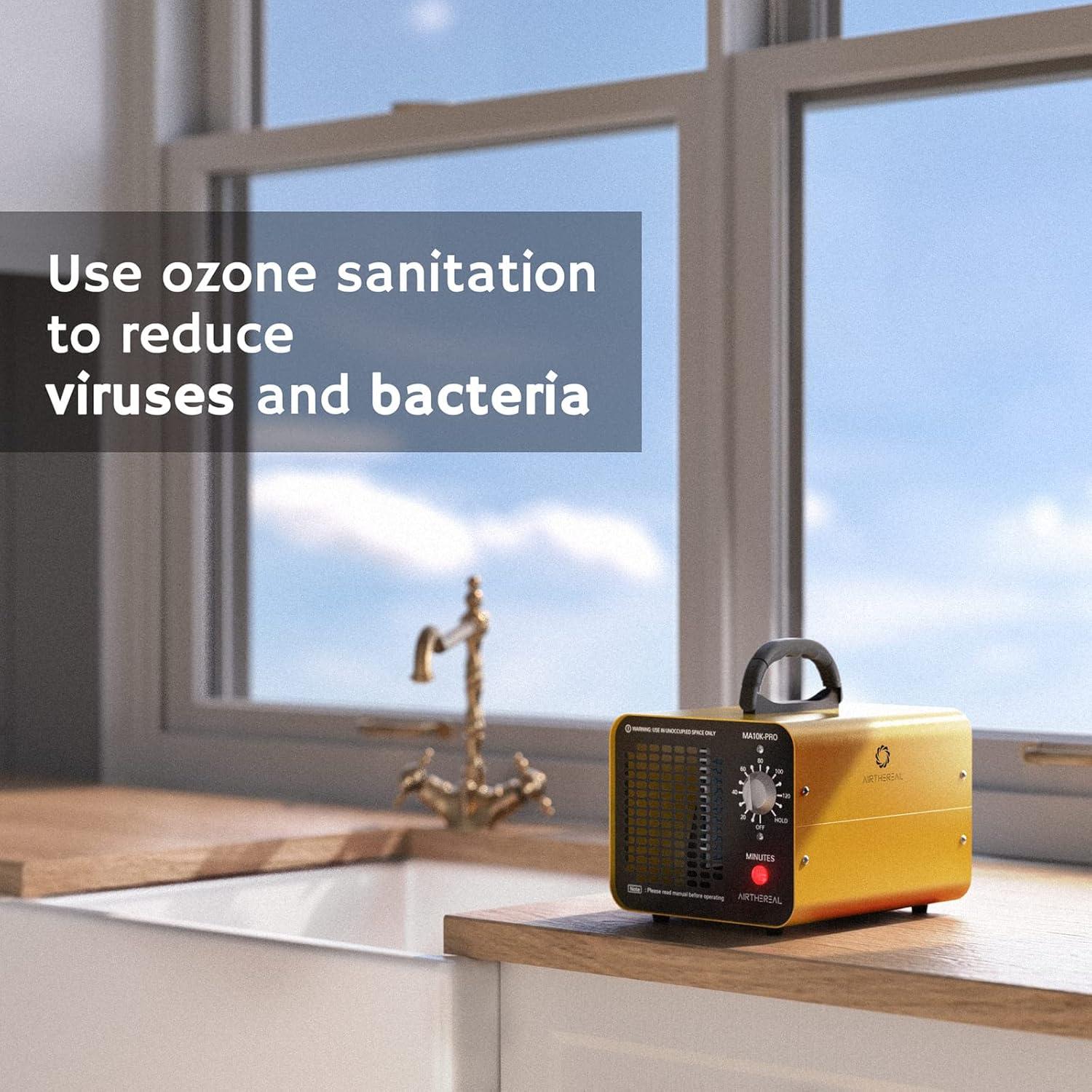 Generador de Ozono Airthereal MA10K-PRO - Purificador para 325 m²