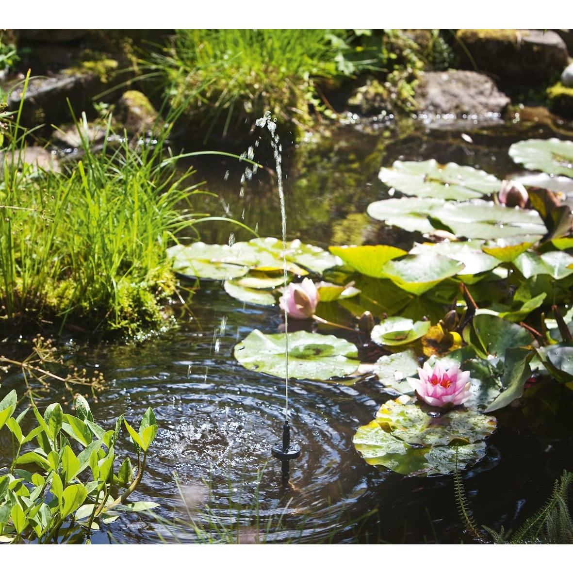 Bomba de Agua Solar ASC 180 L/h 12V para Fuente y Estanque