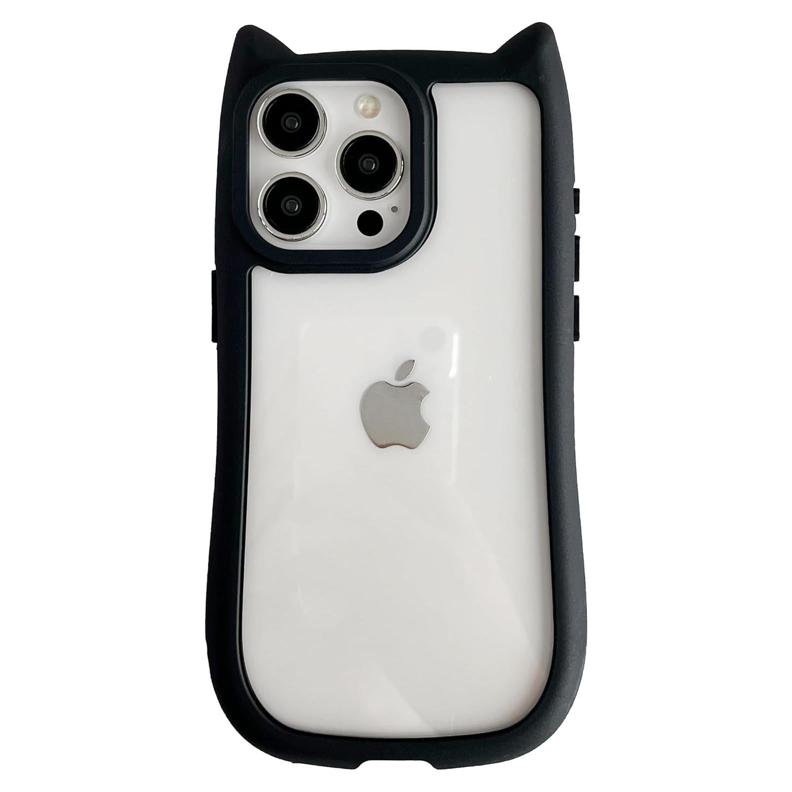 Funda protectora para iPhone 11 FLIRACON con orejas de gato