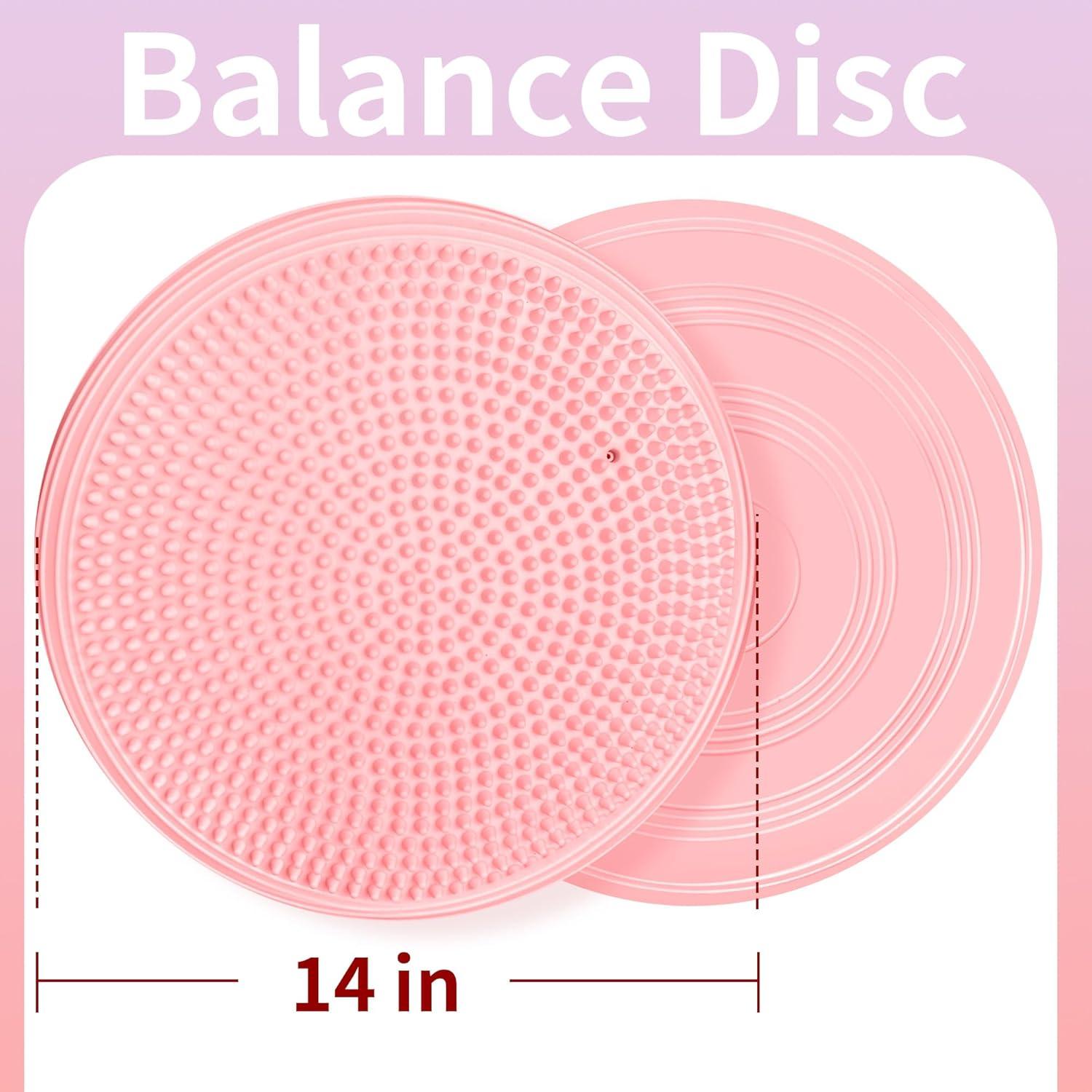 Disco de Equilibrio Yoblink 34 cm con Bomba Infladora