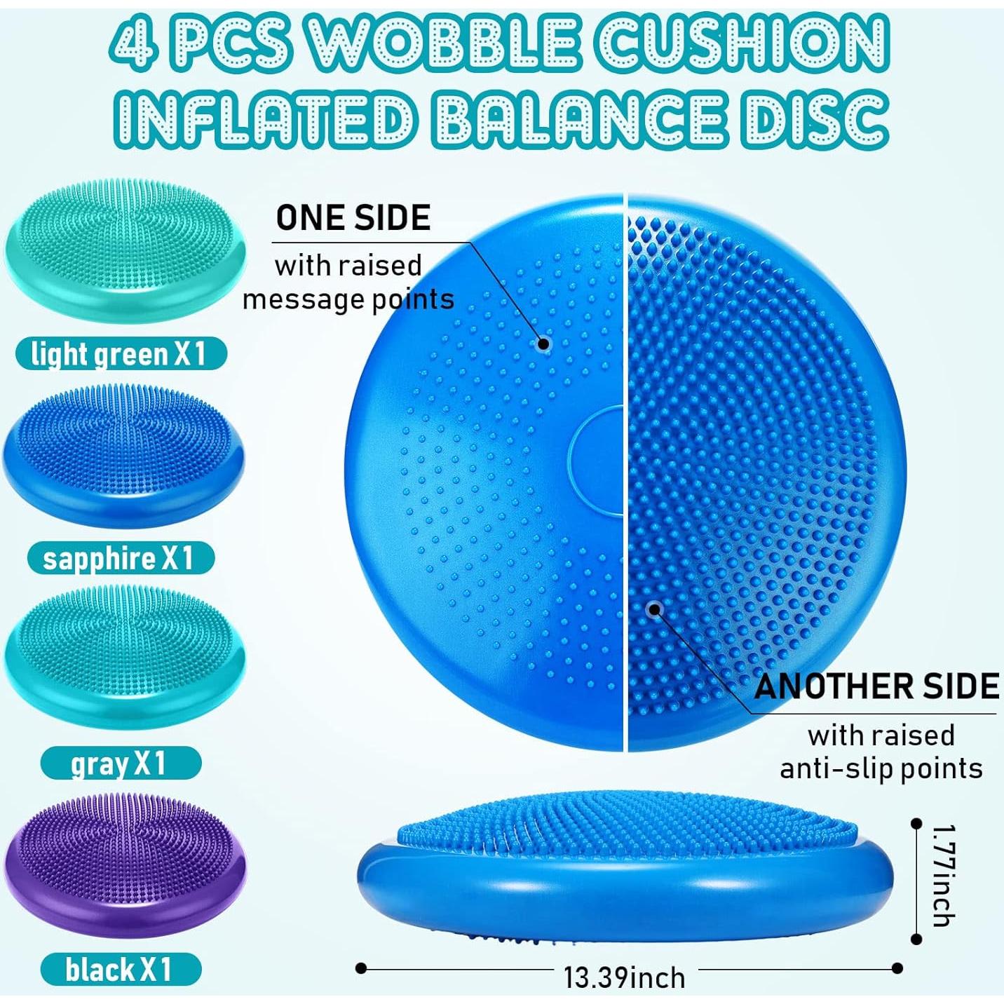 Cojines Inestables Sotiff 4 Pcs para Niños y Adultos 34cm