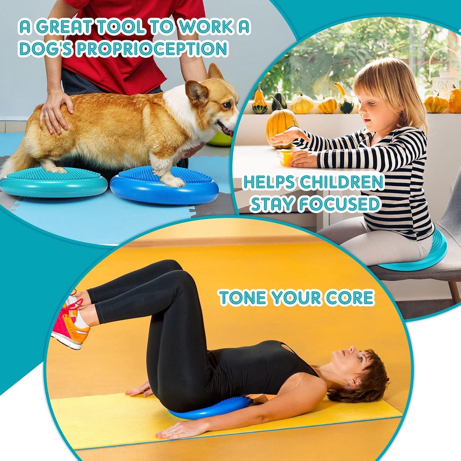 Cojines Inestables Sotiff 4 Pcs para Niños y Adultos 34cm