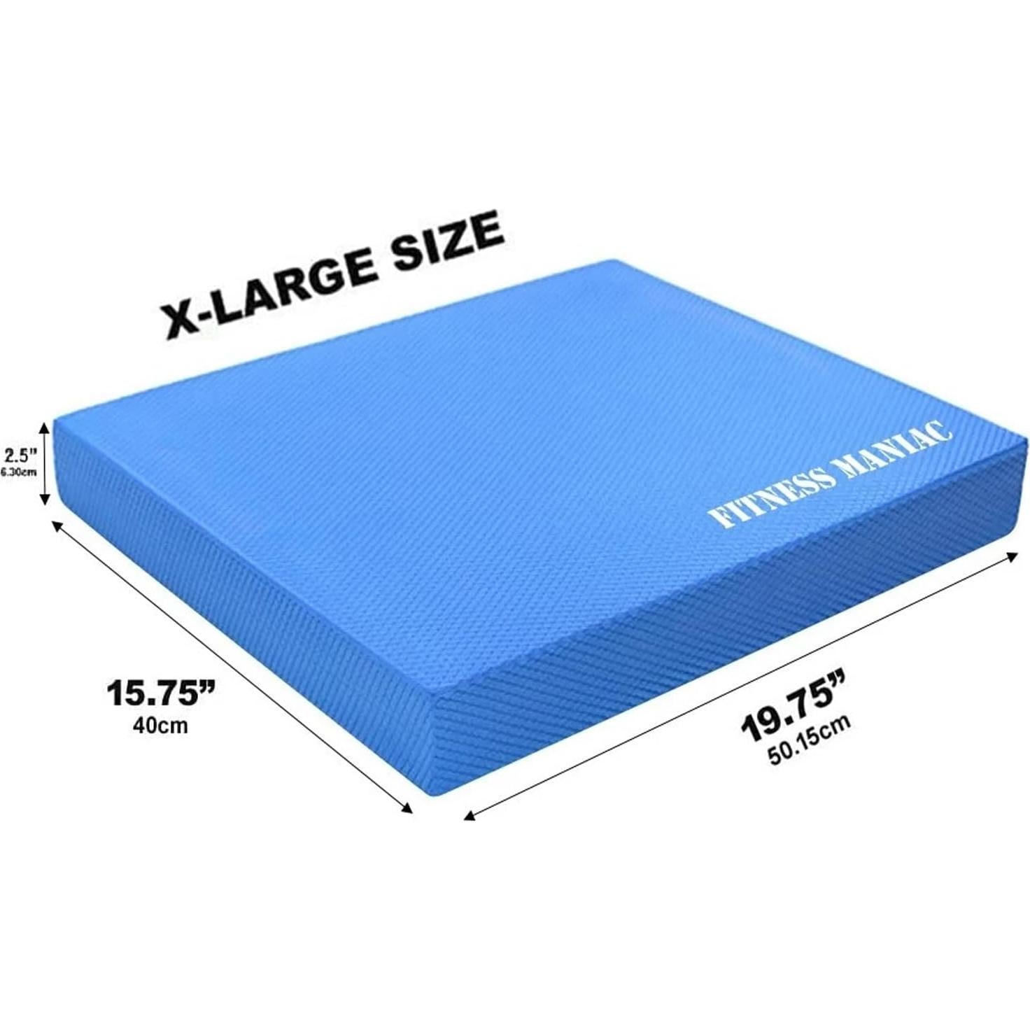 Almohadilla de Equilibrio Fitness Maniac USA Azul XL 50.17x40.01cm