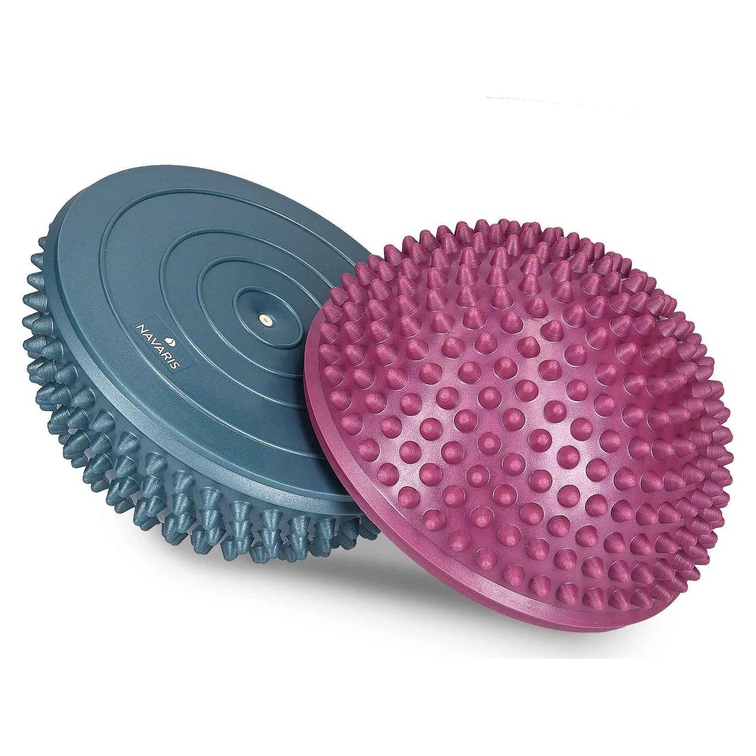 Set de 2 Esferas de Equilibrio Erizo Navaris 16 cm para Yoga