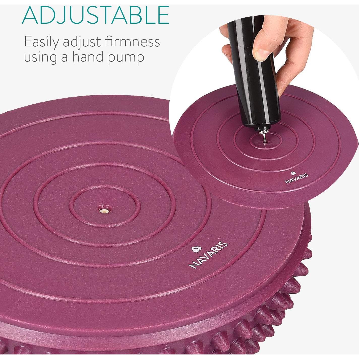 Set de 2 Esferas de Equilibrio Erizo Navaris 16 cm para Yoga