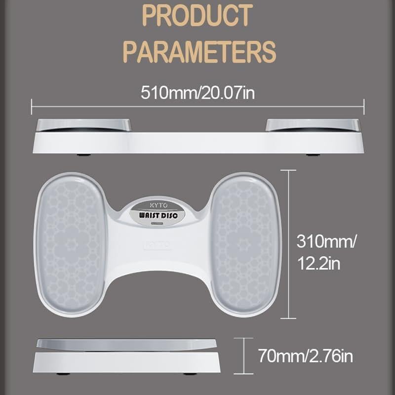 Disco Twister de Cintura KYTO - Ejercicio y Masaje de Pies