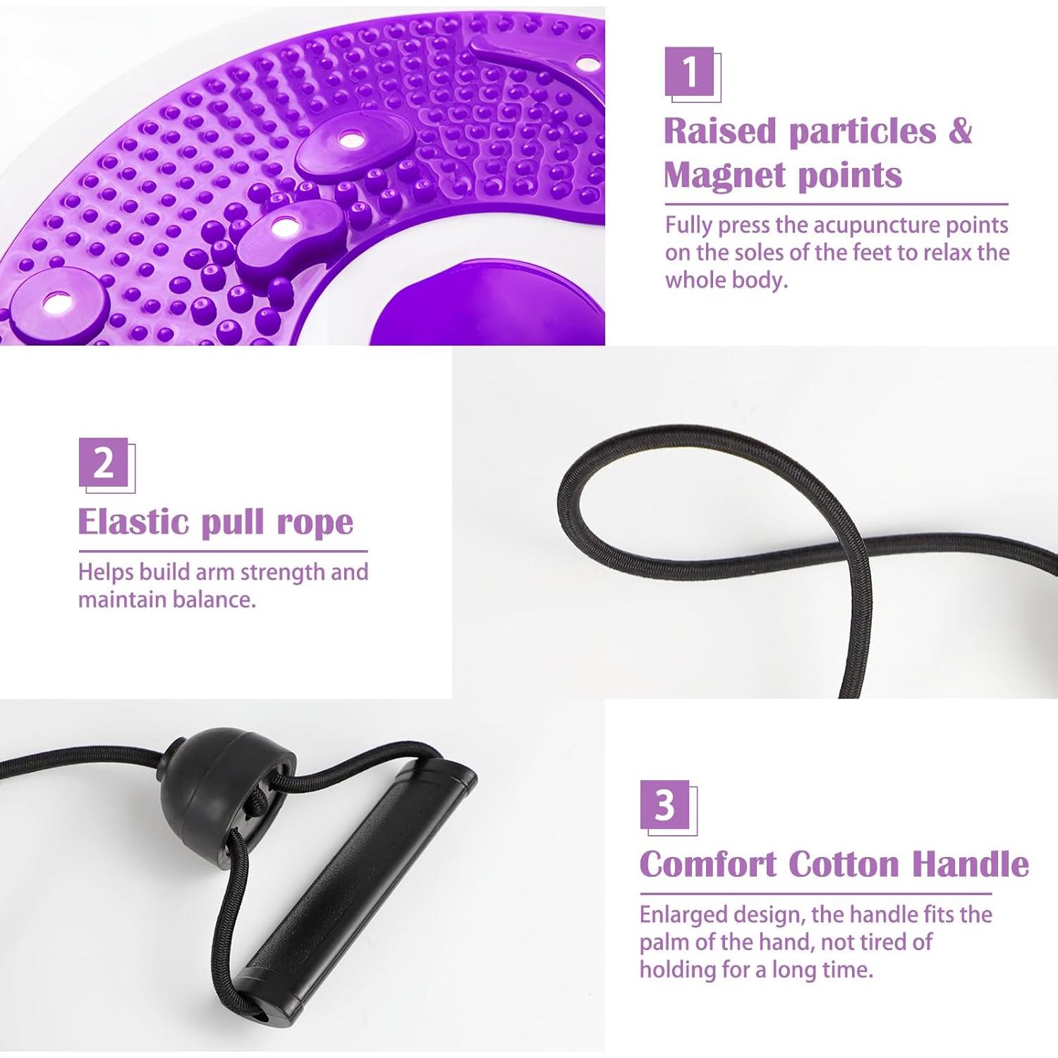 Disco de Torsión WATUNID con 3 Cintas Elásticas para Ejercicio