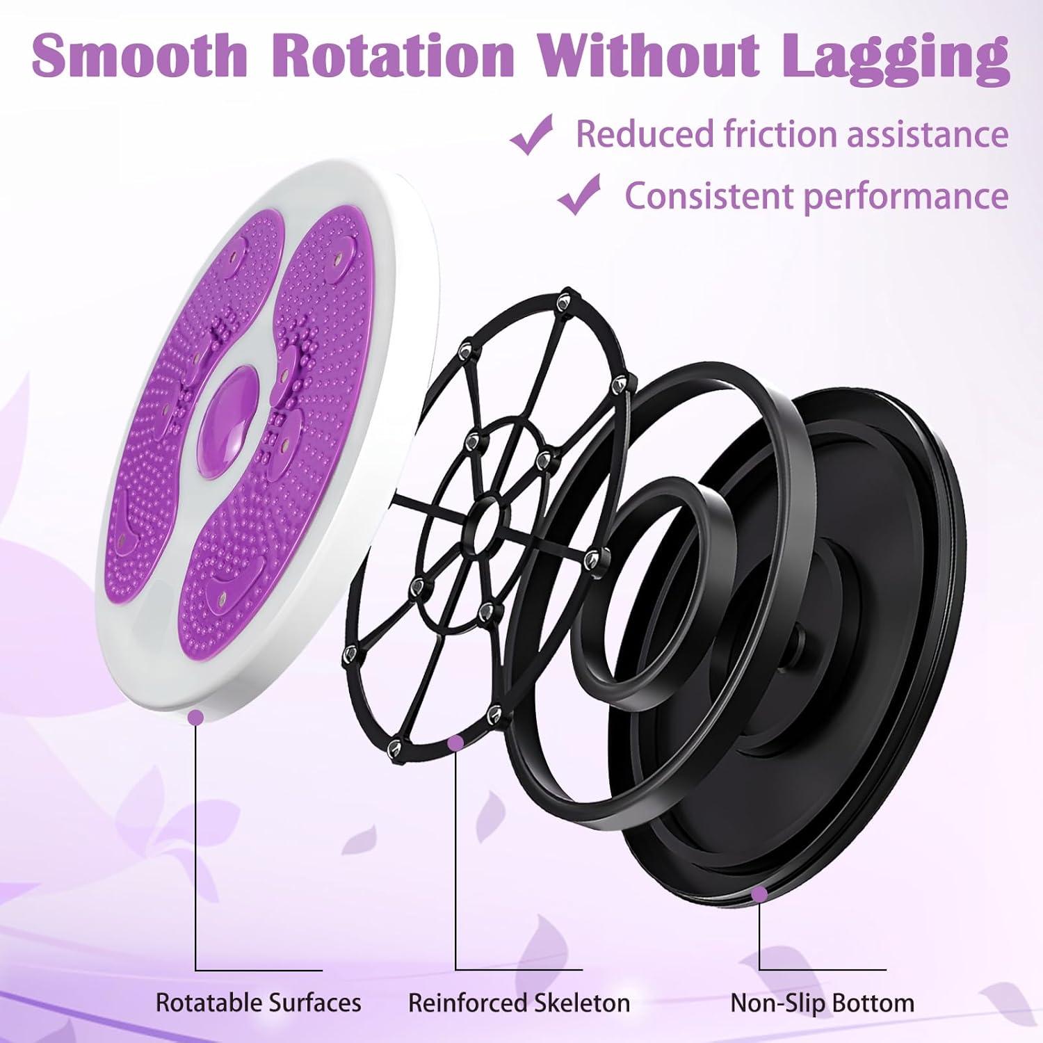 Disco de Torsión WATUNID con 3 Cintas Elásticas para Ejercicio