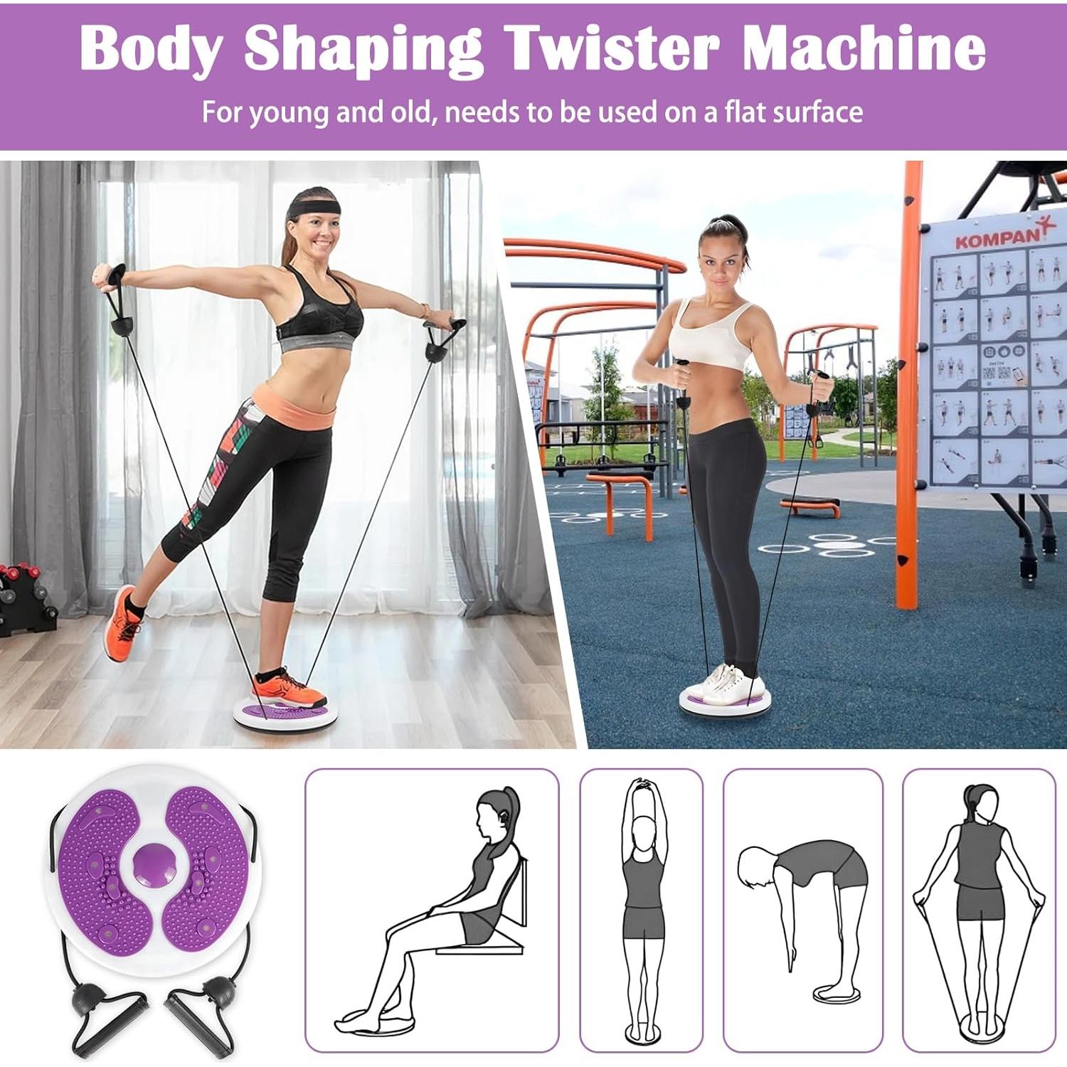 Disco de Torsión WATUNID con 3 Cintas Elásticas para Ejercicio