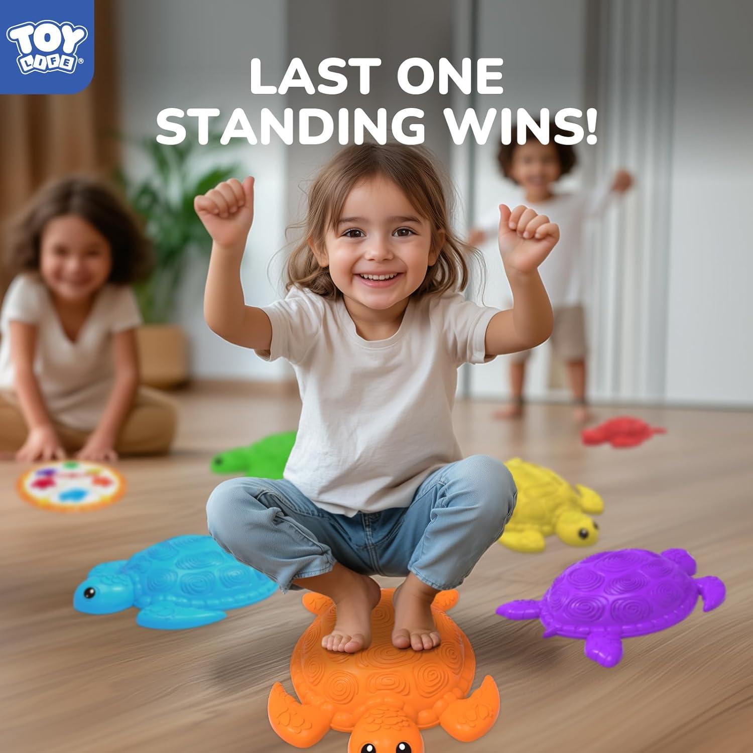 TOY Life 10 Piedras de Paso Multicolor para Niños 4-8 Años