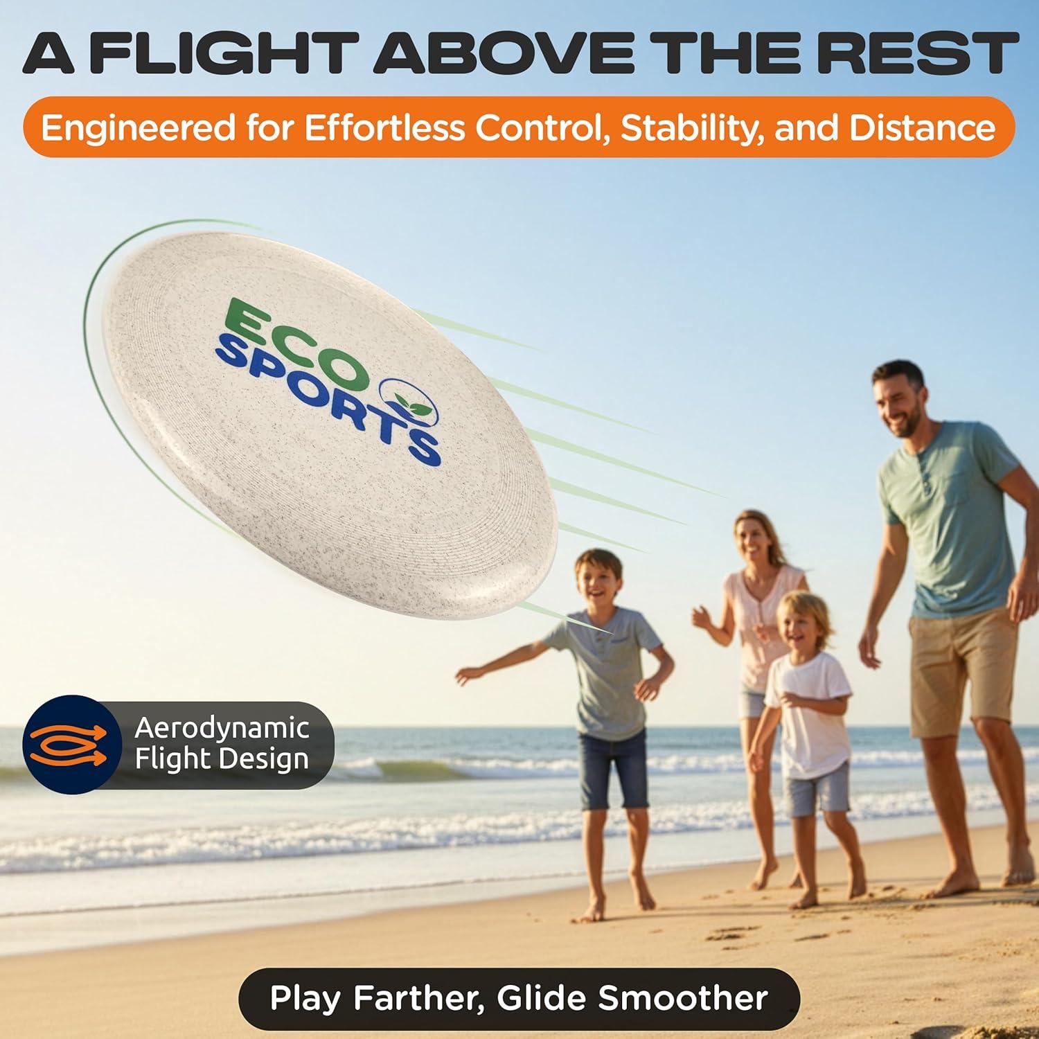 Disco Frisbee Ultimate Eco Sports 175g - Paja de Trigo