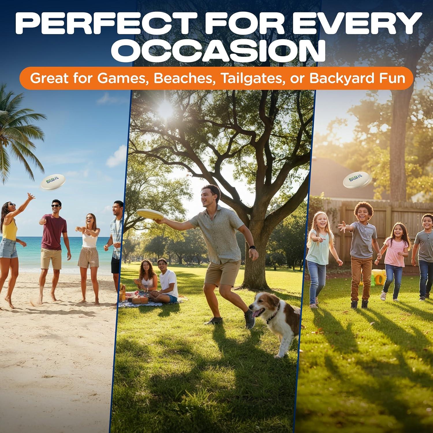 Disco Frisbee Ultimate Eco Sports 175g - Paja de Trigo