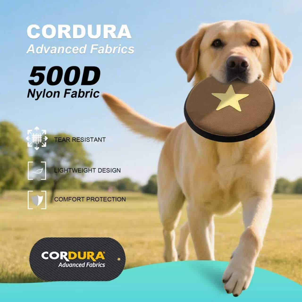 Disco Volador TSPRO para Perros Medianos y Grandes, Nylon Verde 24.1 cm