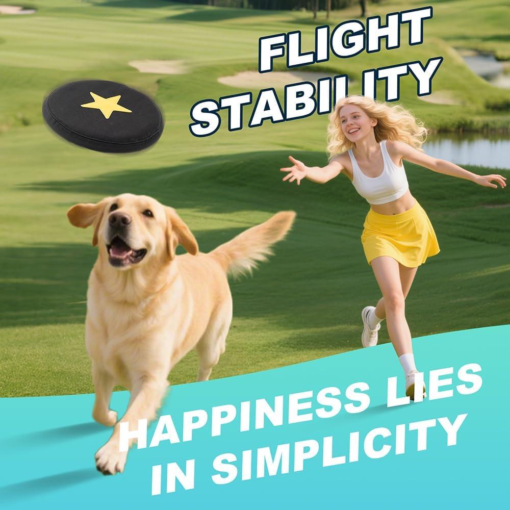 Disco Volador TSPRO para Perros Medianos y Grandes, Nylon Verde 24.1 cm