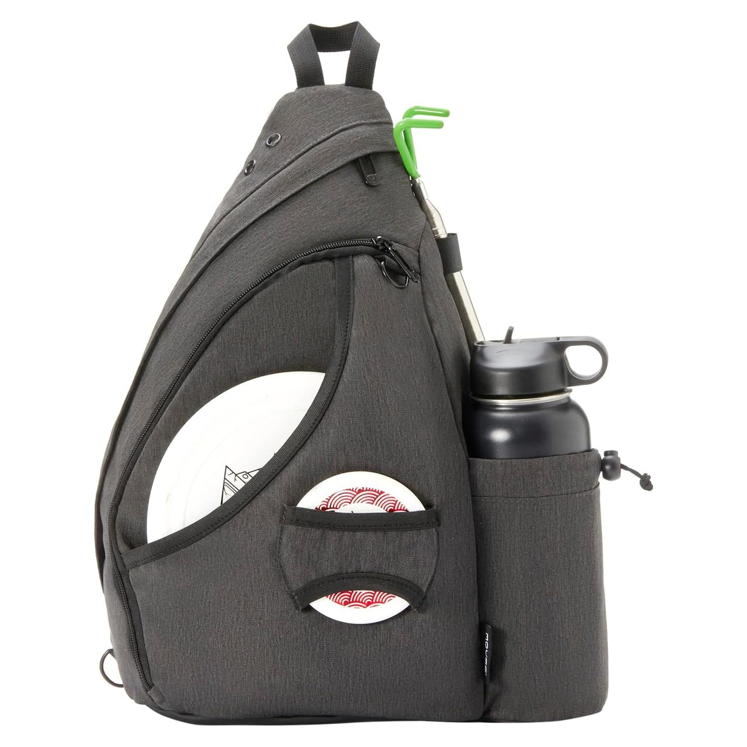 Bolsa de Golf de Disco MYQ MOYAQI con Soporte y Capacidad 8-10 Discos