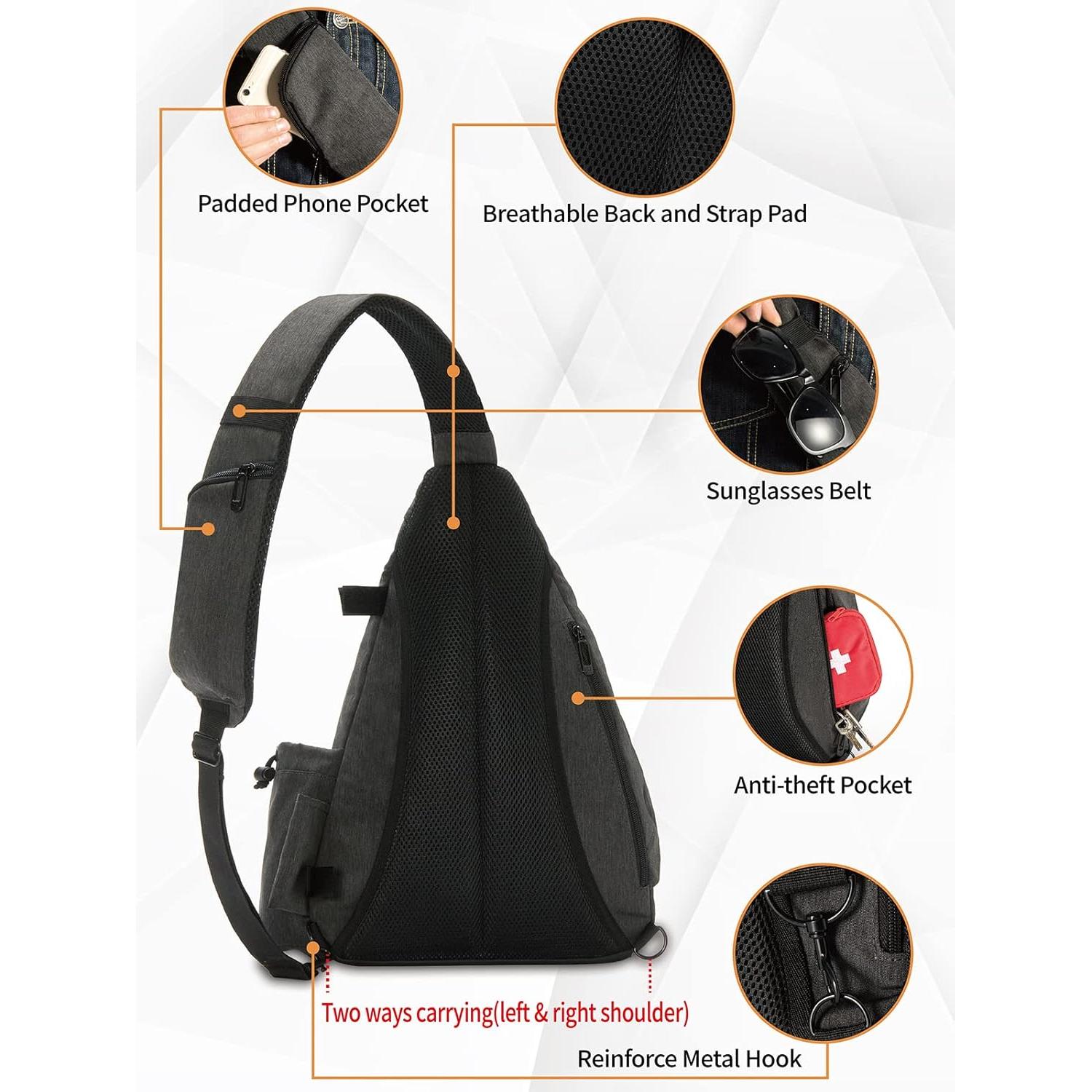 Bolsa de Golf de Disco MYQ MOYAQI con Soporte y Capacidad 8-10 Discos