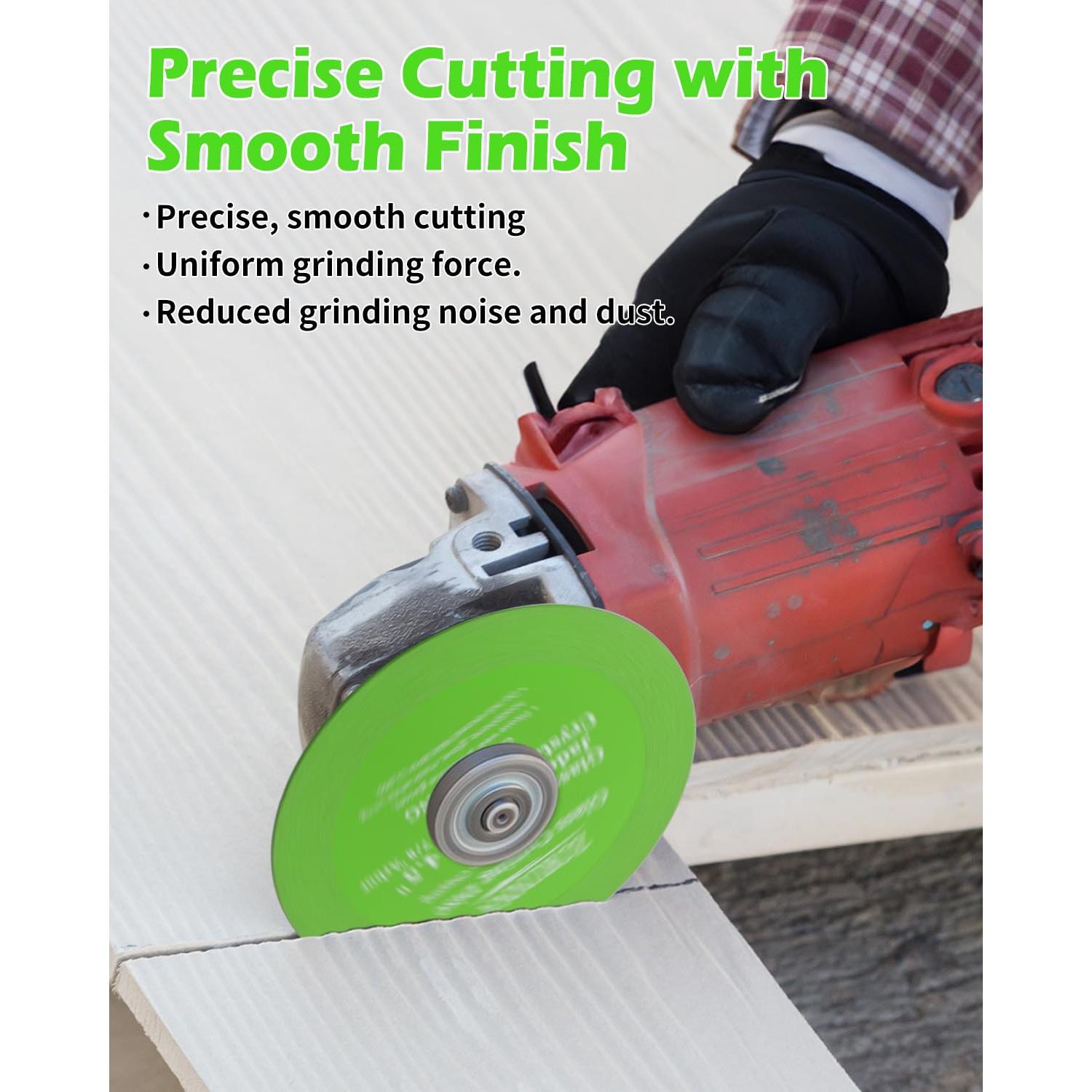 Disco de Corte de Vidrio ZORUNNA 4.5" 3 Piezas Diamante