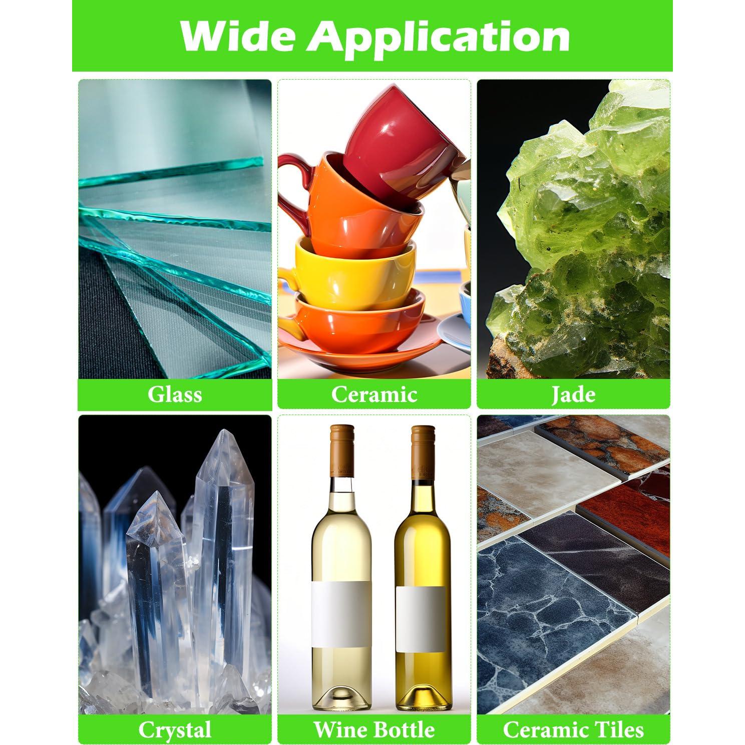 Disco de Corte de Vidrio ZORUNNA 4.5" 3 Piezas Diamante