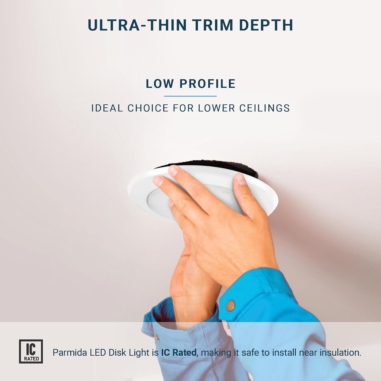 Luces de Techo Empotradas Parmida 5CCT 15W 1050lm