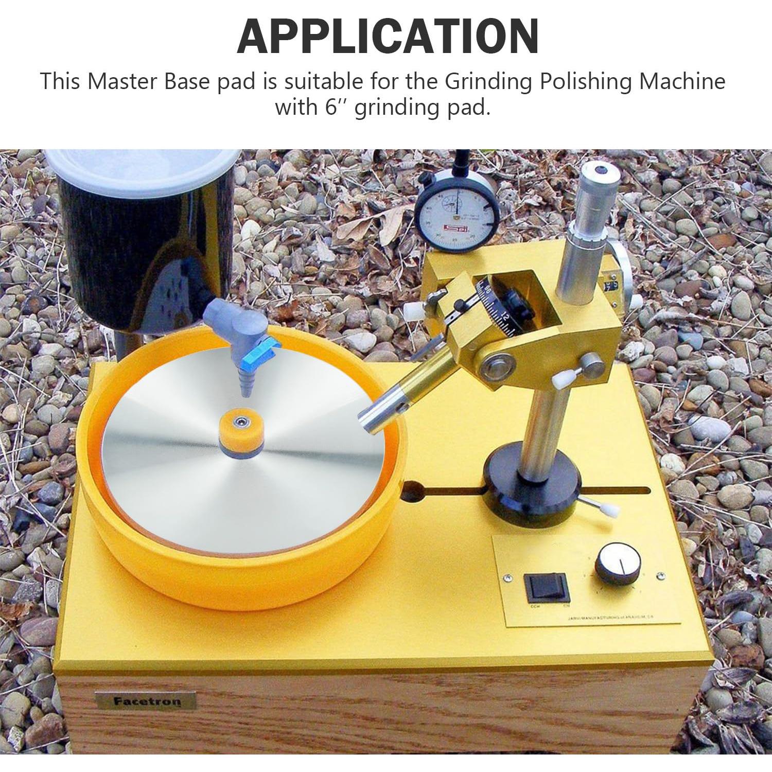 Placa Base de Aluminio 6" (15.24 cm) para Rectificado QZATTCAEN