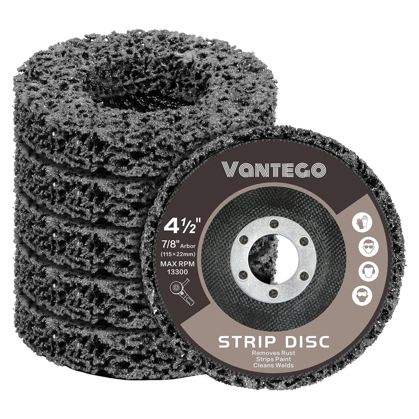 Discos Desengrasantes Vantego 115mm Paquete de 5 para Amoladora