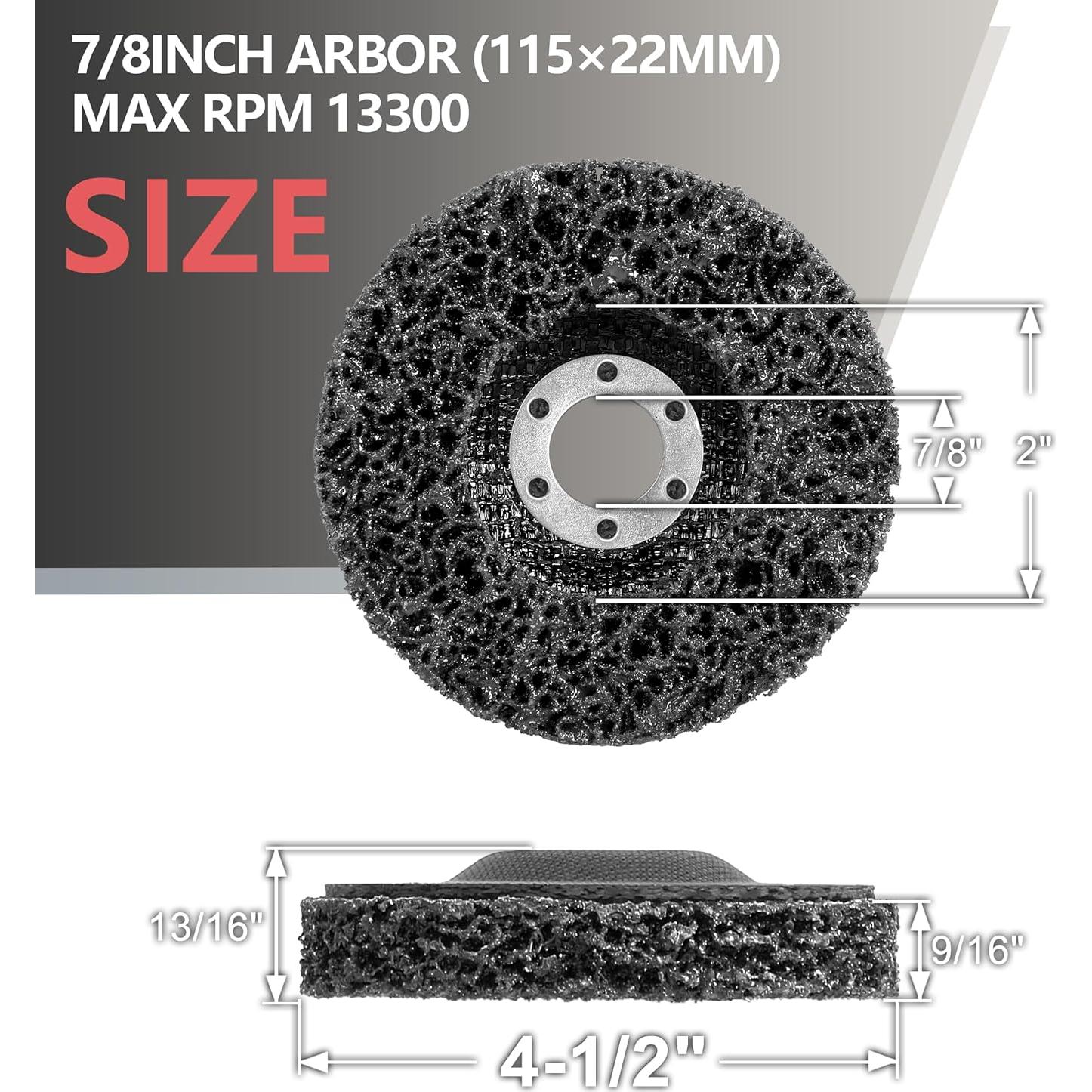 Discos Desengrasantes Vantego 115mm Paquete de 5 para Amoladora