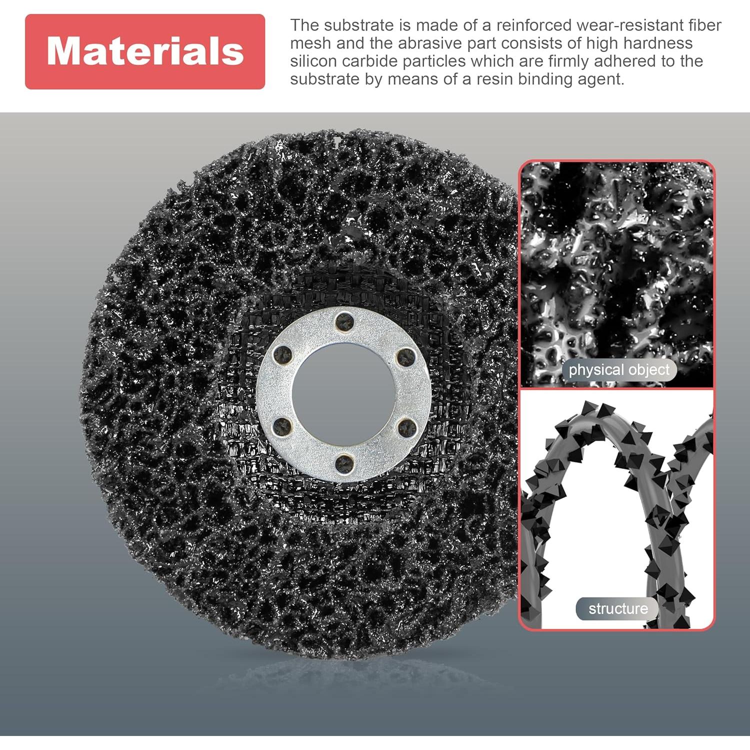 Discos Desengrasantes Vantego 115mm Paquete de 5 para Amoladora
